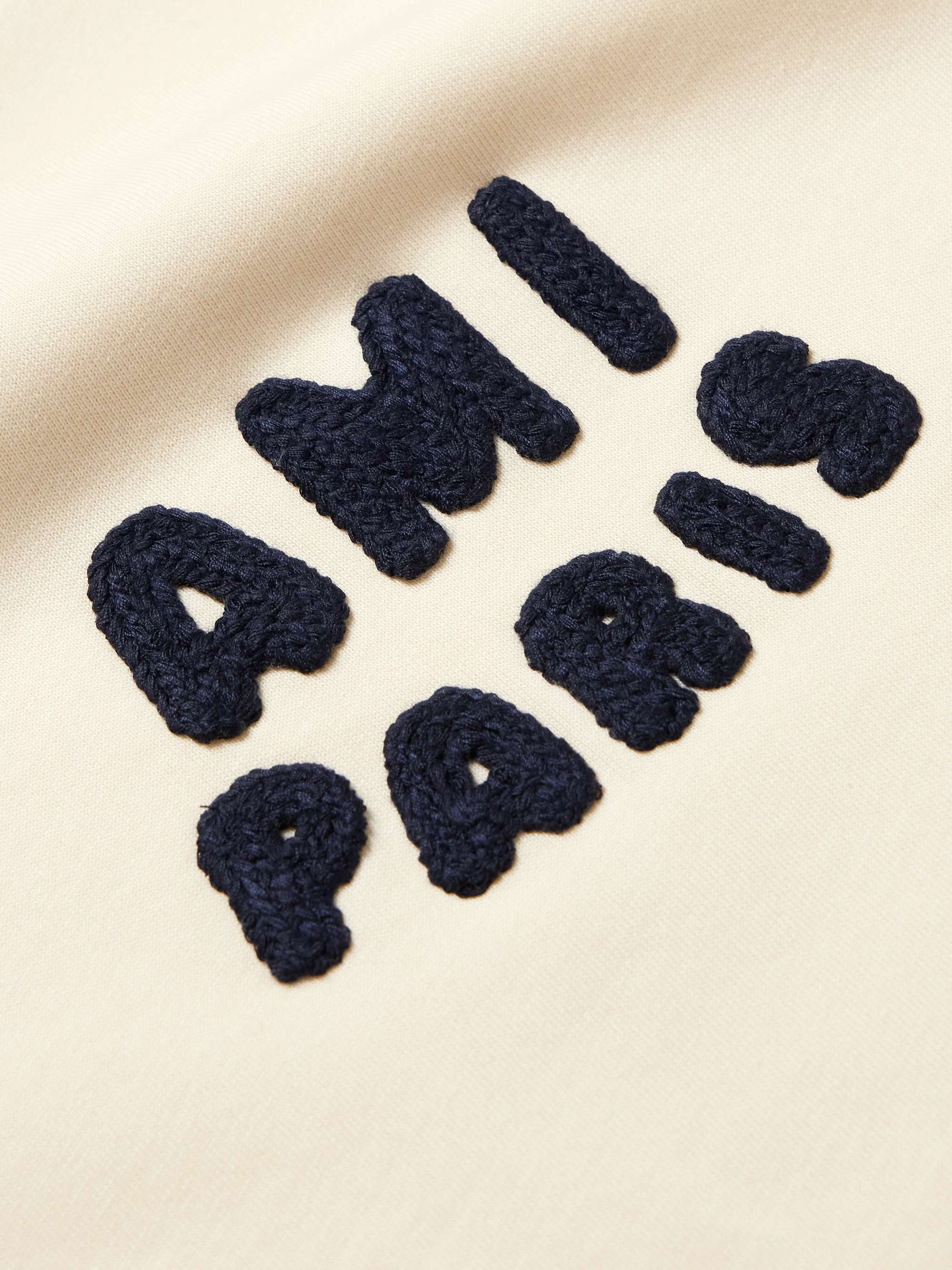 Logo-Flocked Organic Cotton-Jersey T-Shirt view