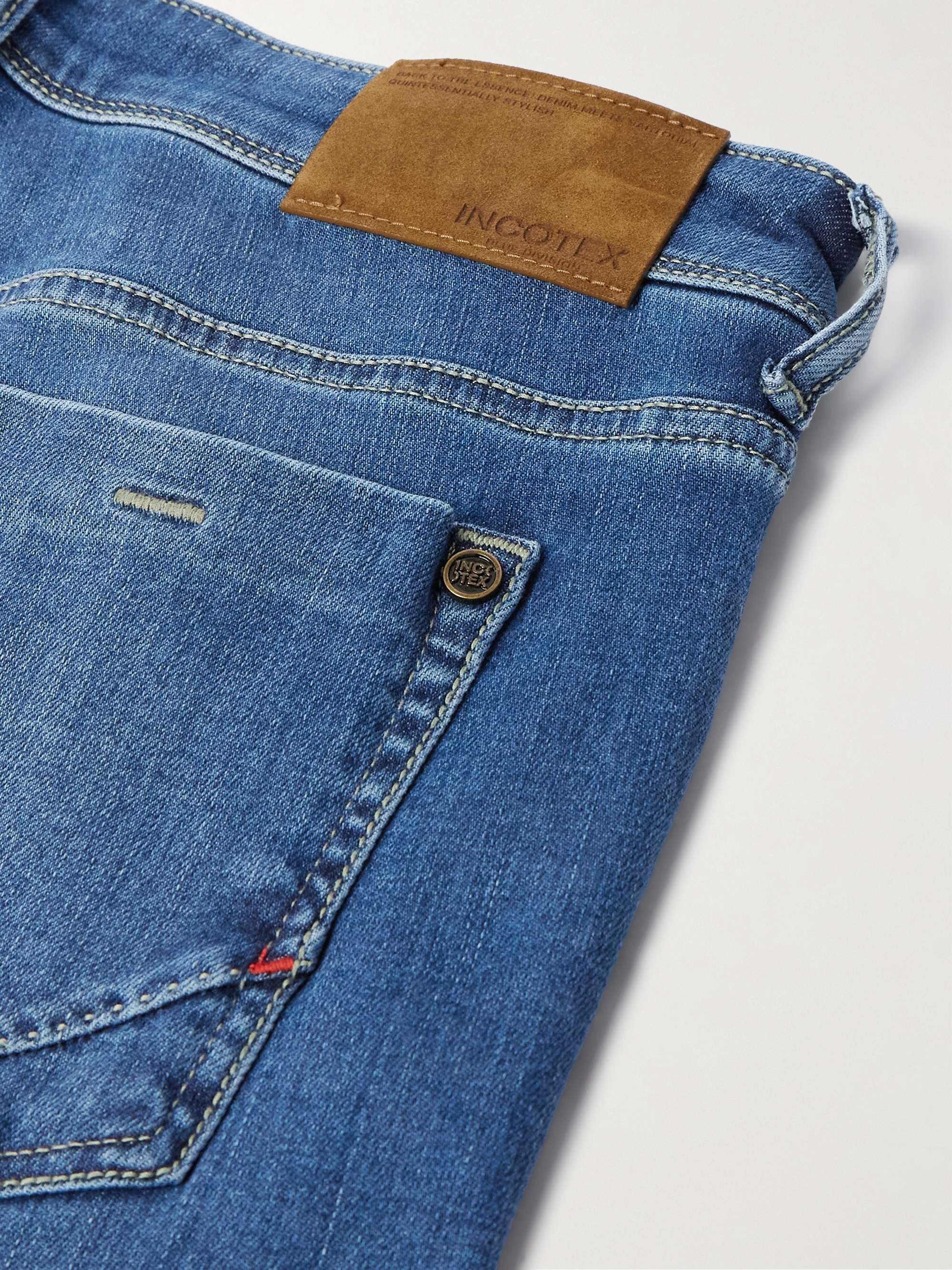 Blue Division Slim-Fit Straight-Leg Jeans view