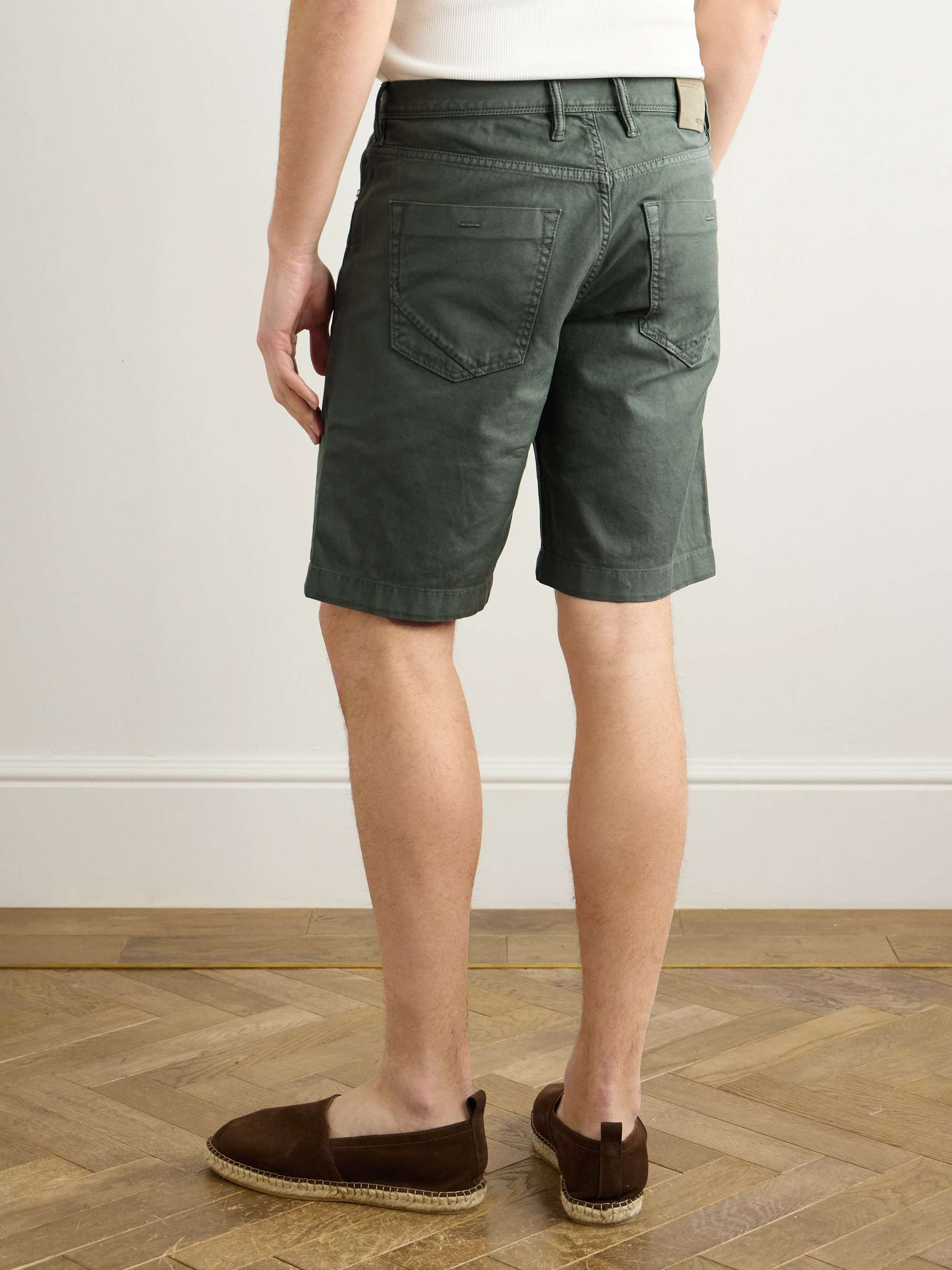 Blue Division Straight-Leg Denim Shorts view