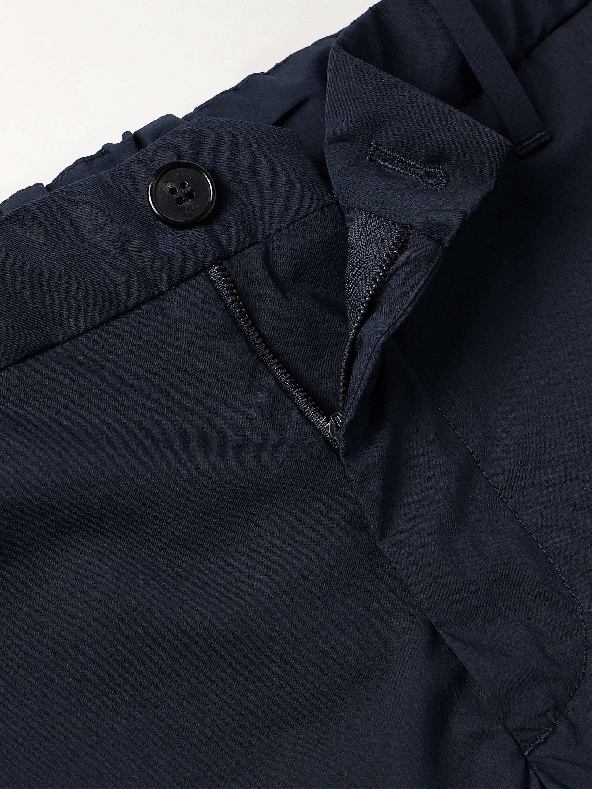 TeknoSartorial Slim-Fit Cotton-Blend Poplin Trousers view