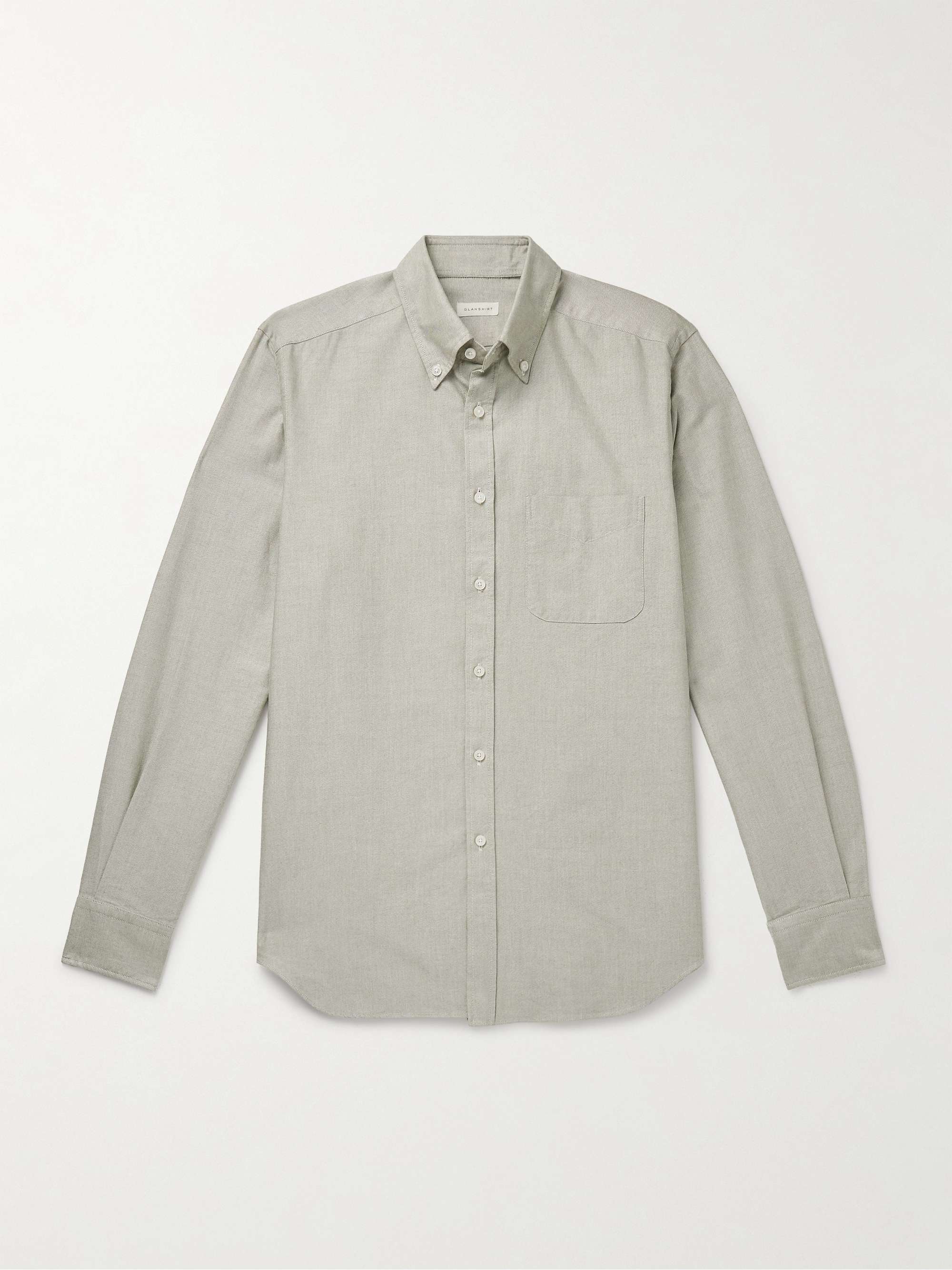 Glanshirt Button-Down Collar Cotton Oxford Shirt view