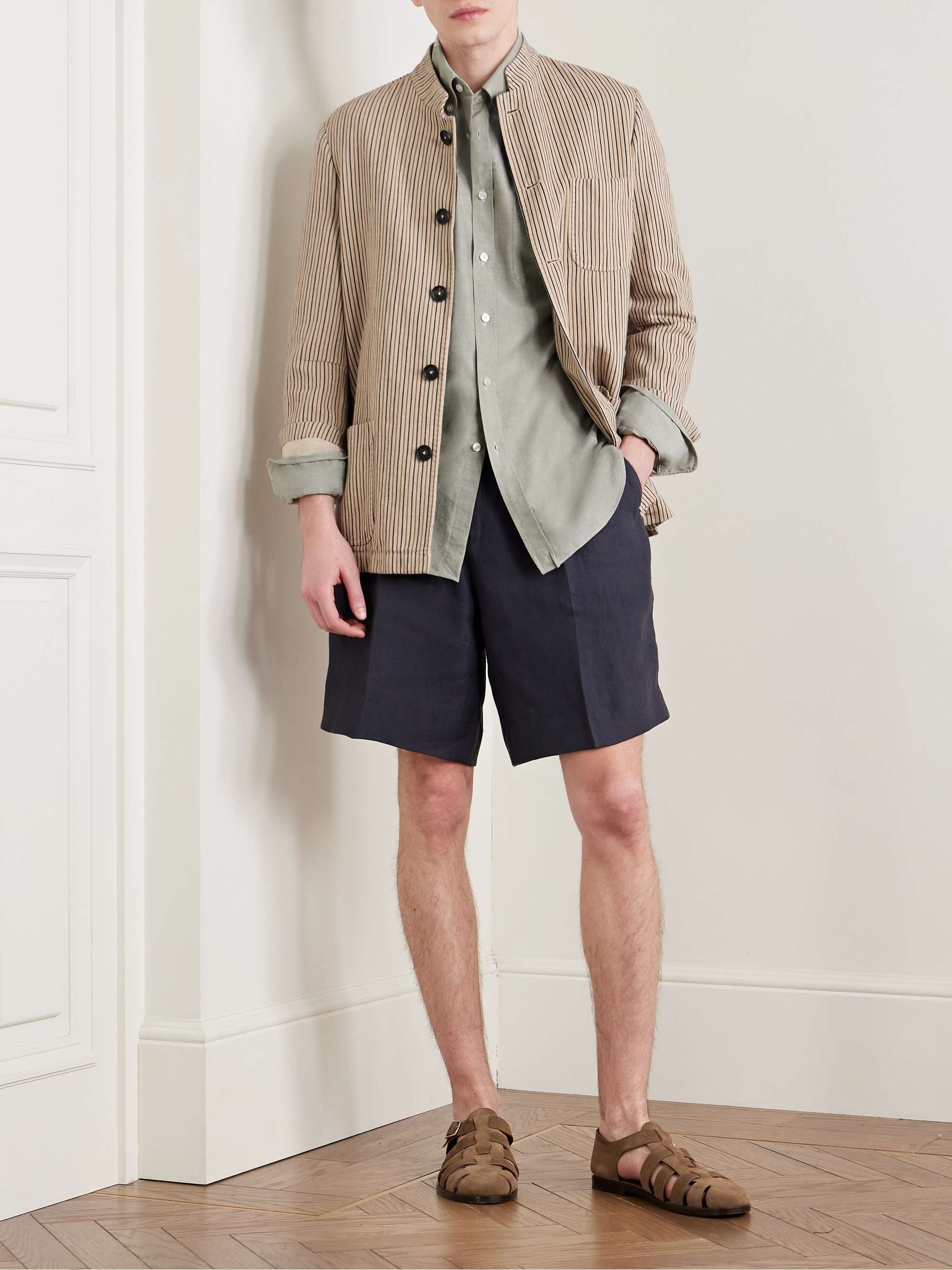 Glanshirt Button-Down Collar Cotton Oxford Shirt view