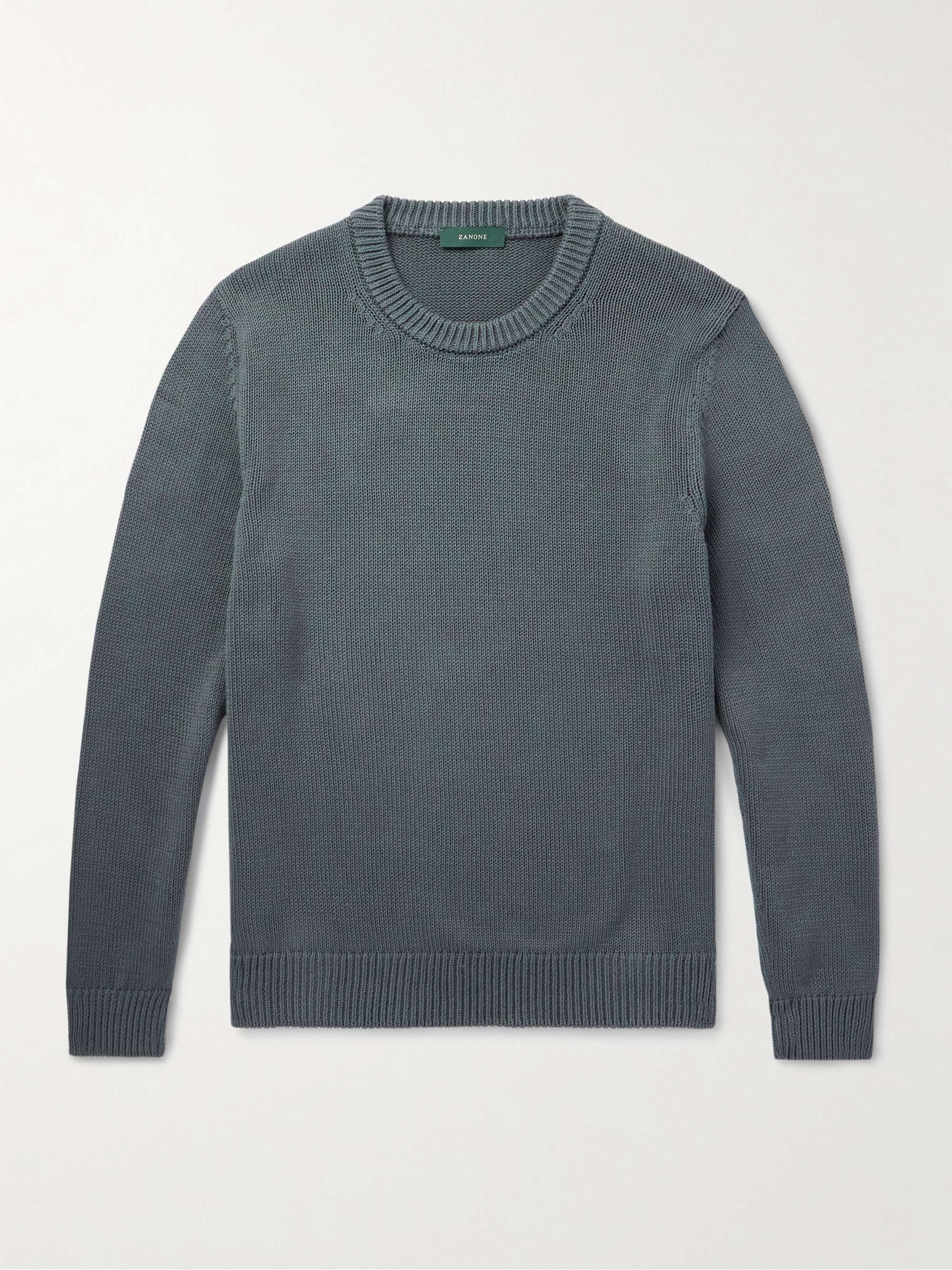 Zanone Slim-Fit Cotton Sweater view