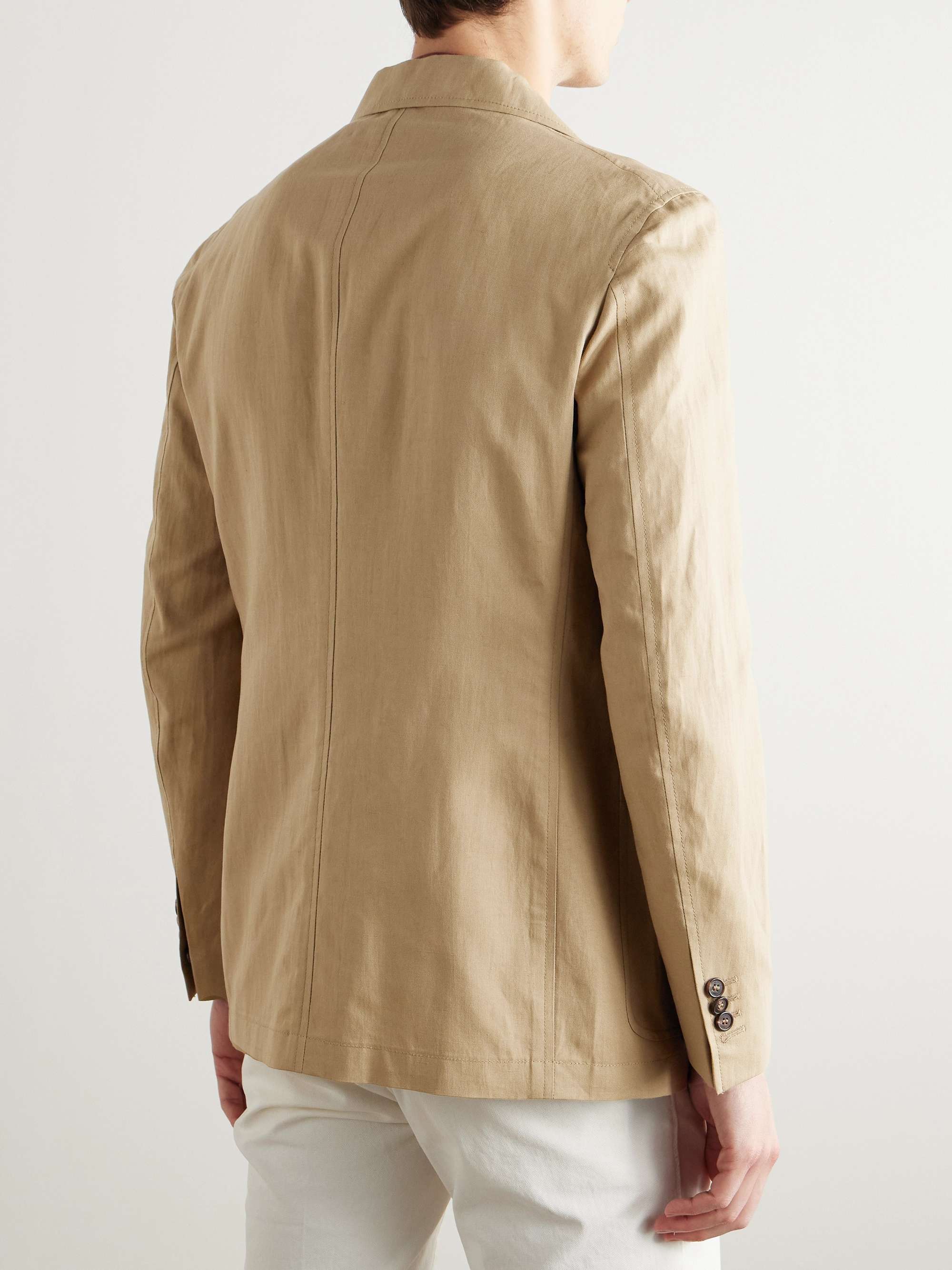 Venezia 1951 Cotton and Linen-Blend Canvas Overshirt view