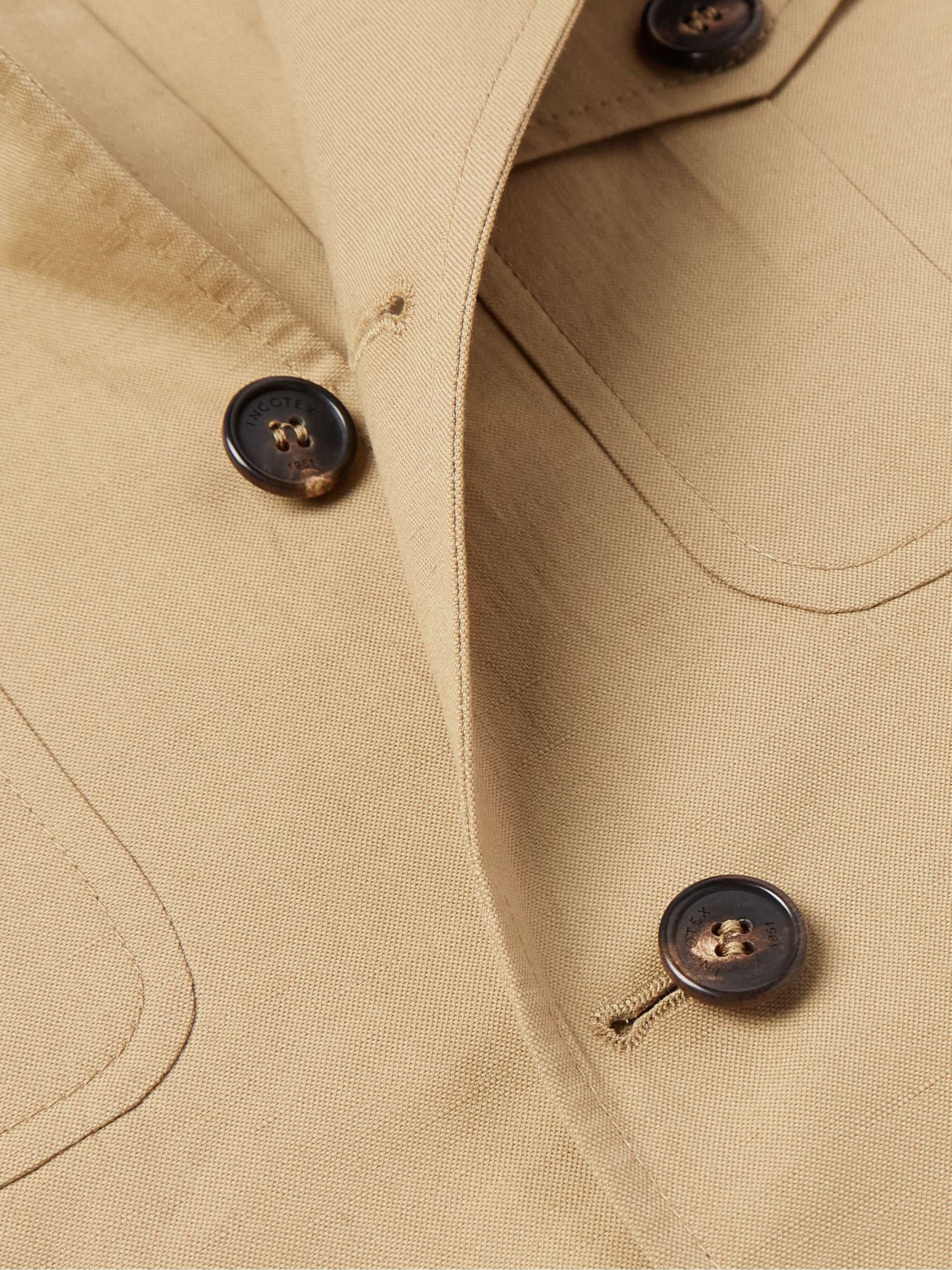 Venezia 1951 Cotton and Linen-Blend Canvas Overshirt view