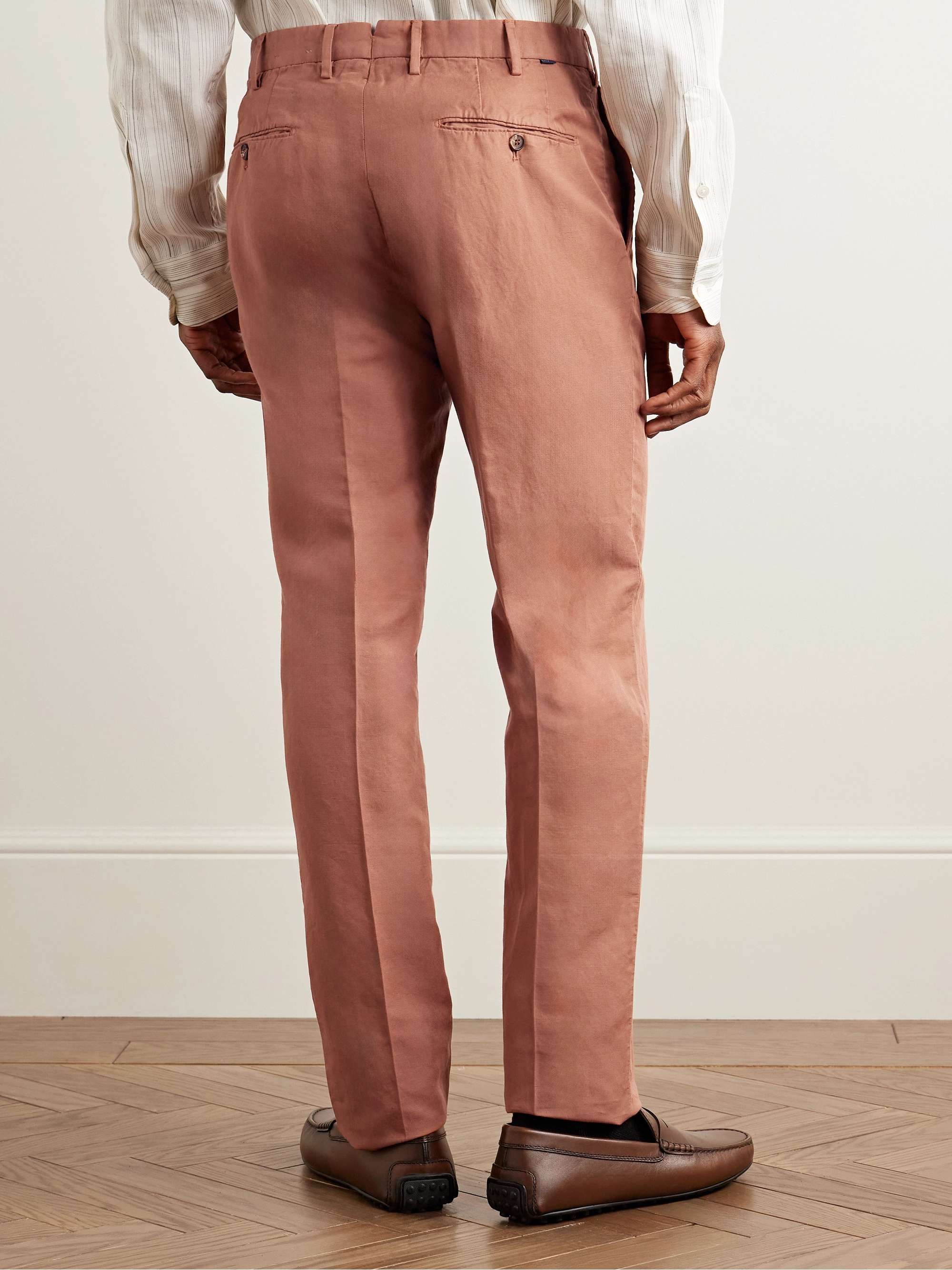 Venezia 1951 Slim-Fit Garment-Dyed Chinolino Trousers view