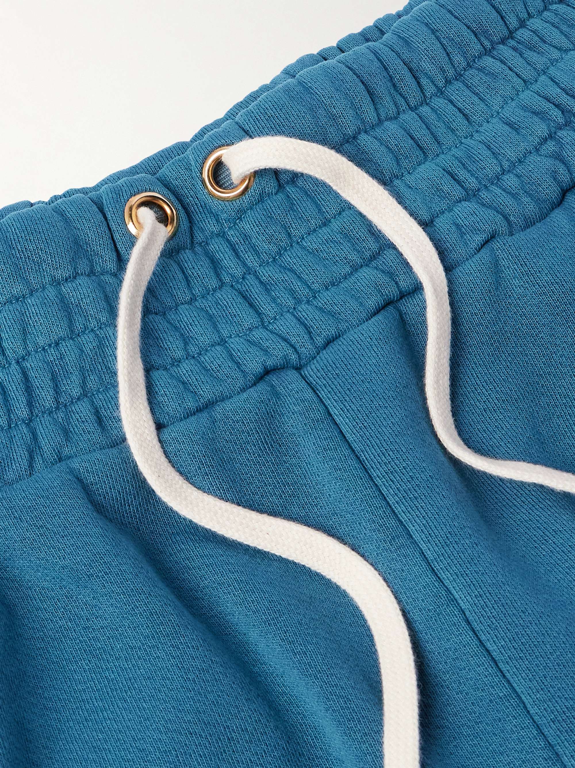 Yacht Straight-Leg Garment-Dyed Cotton-Jersey Drawstring Shorts view