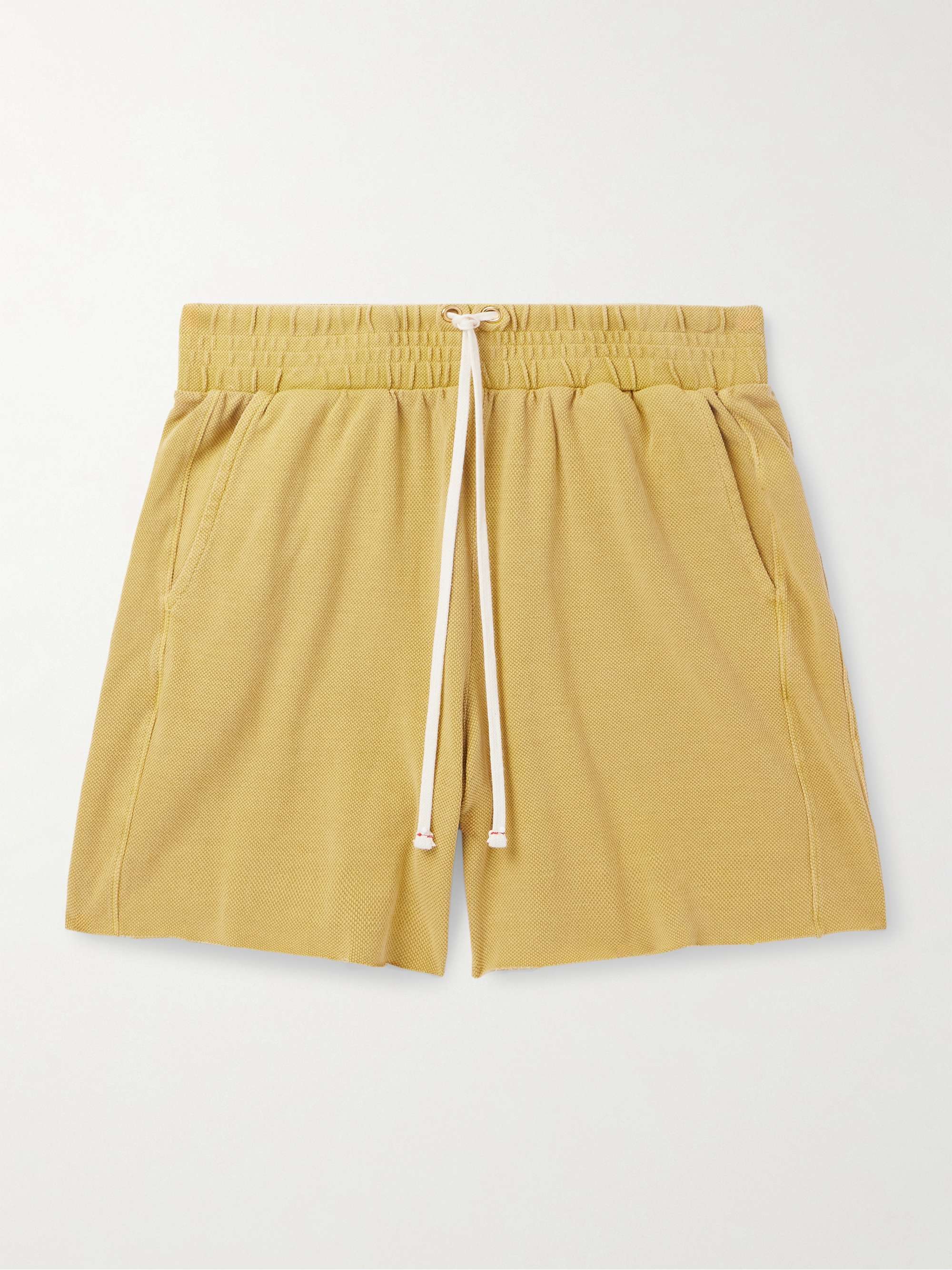 Cotton-Piqué Drawstring Shorts view