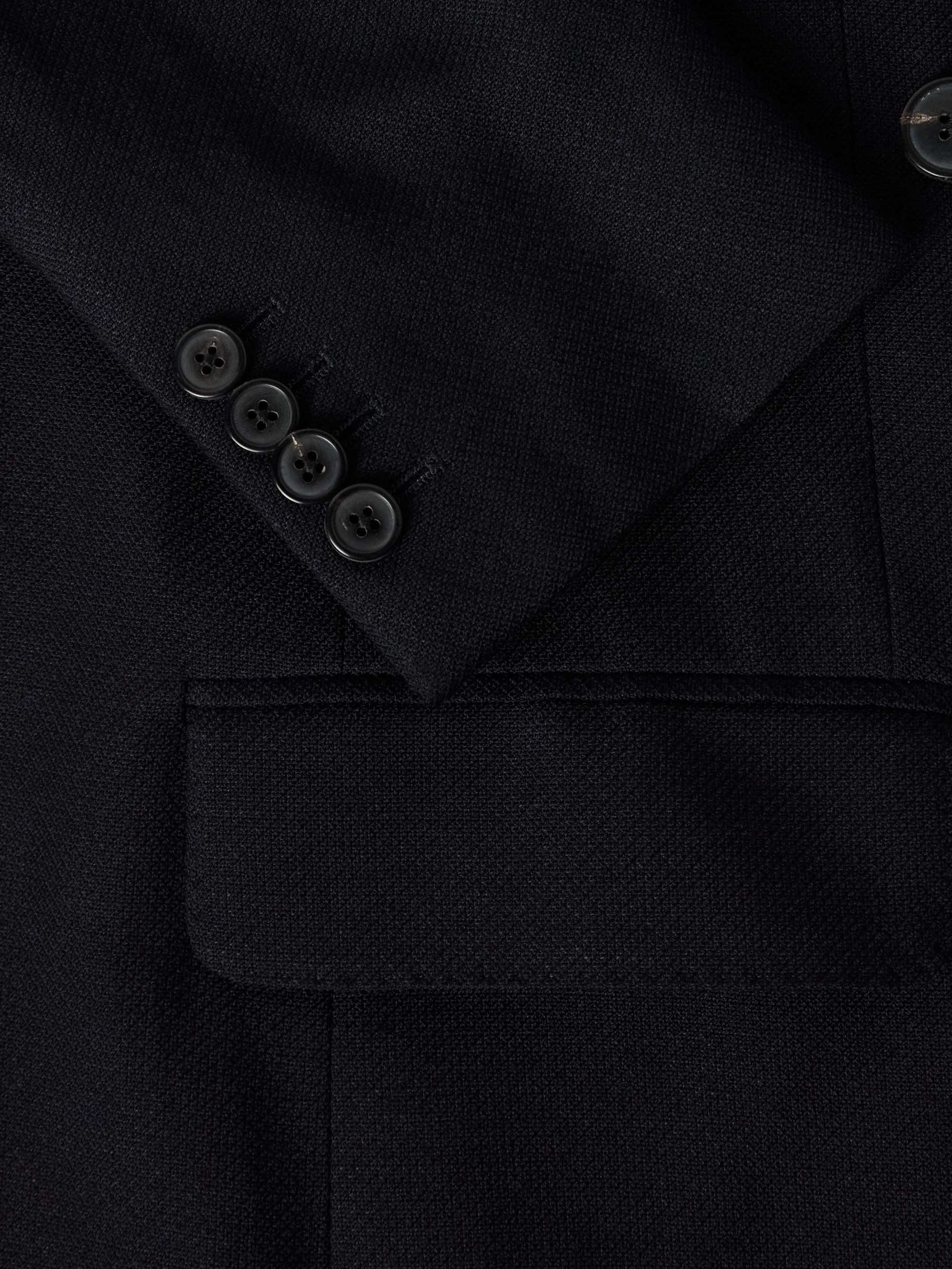 Double-Breasted Wool and Linen-Blend Coat view