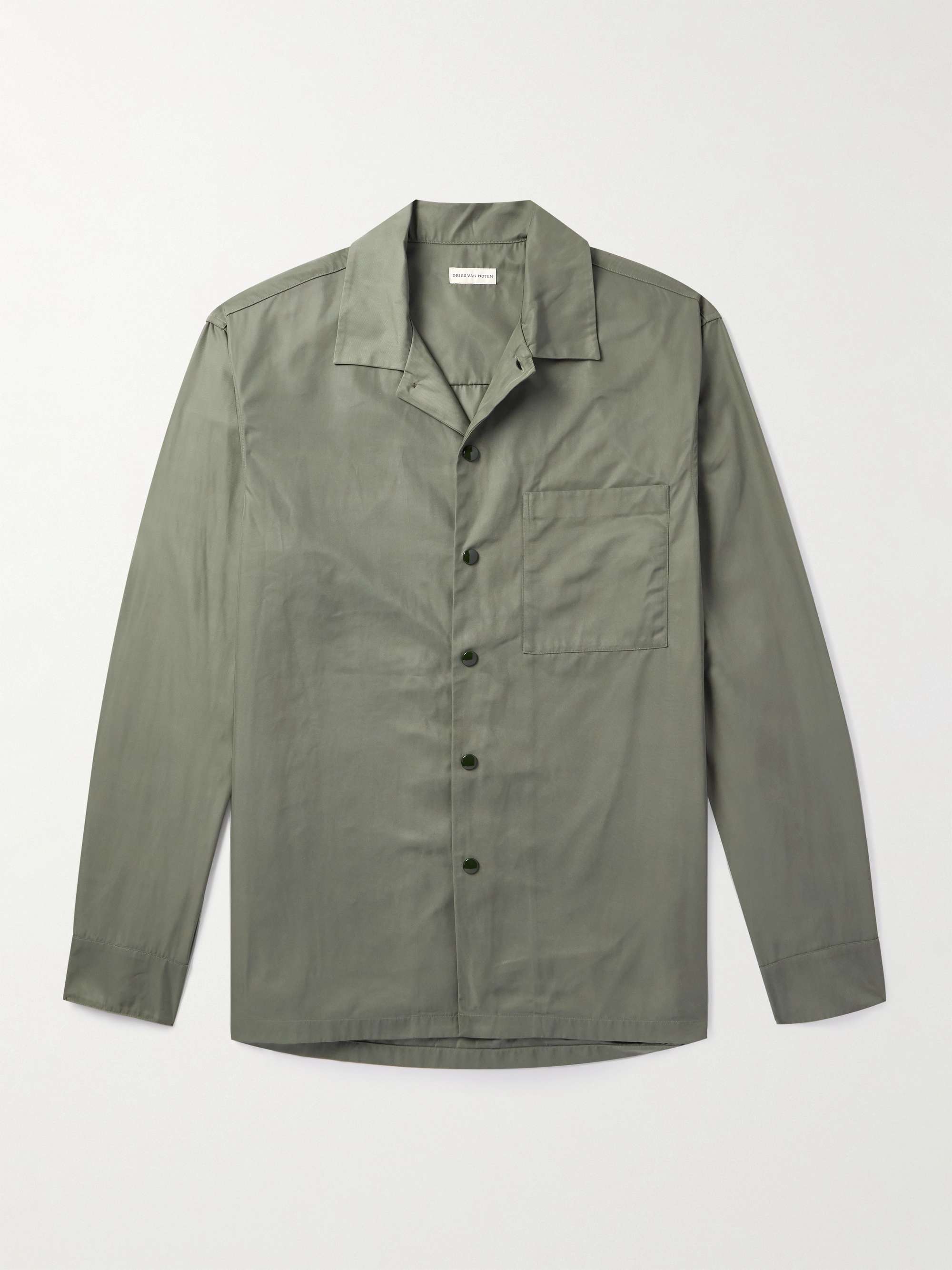 Camp-Collar Shell Shirt view