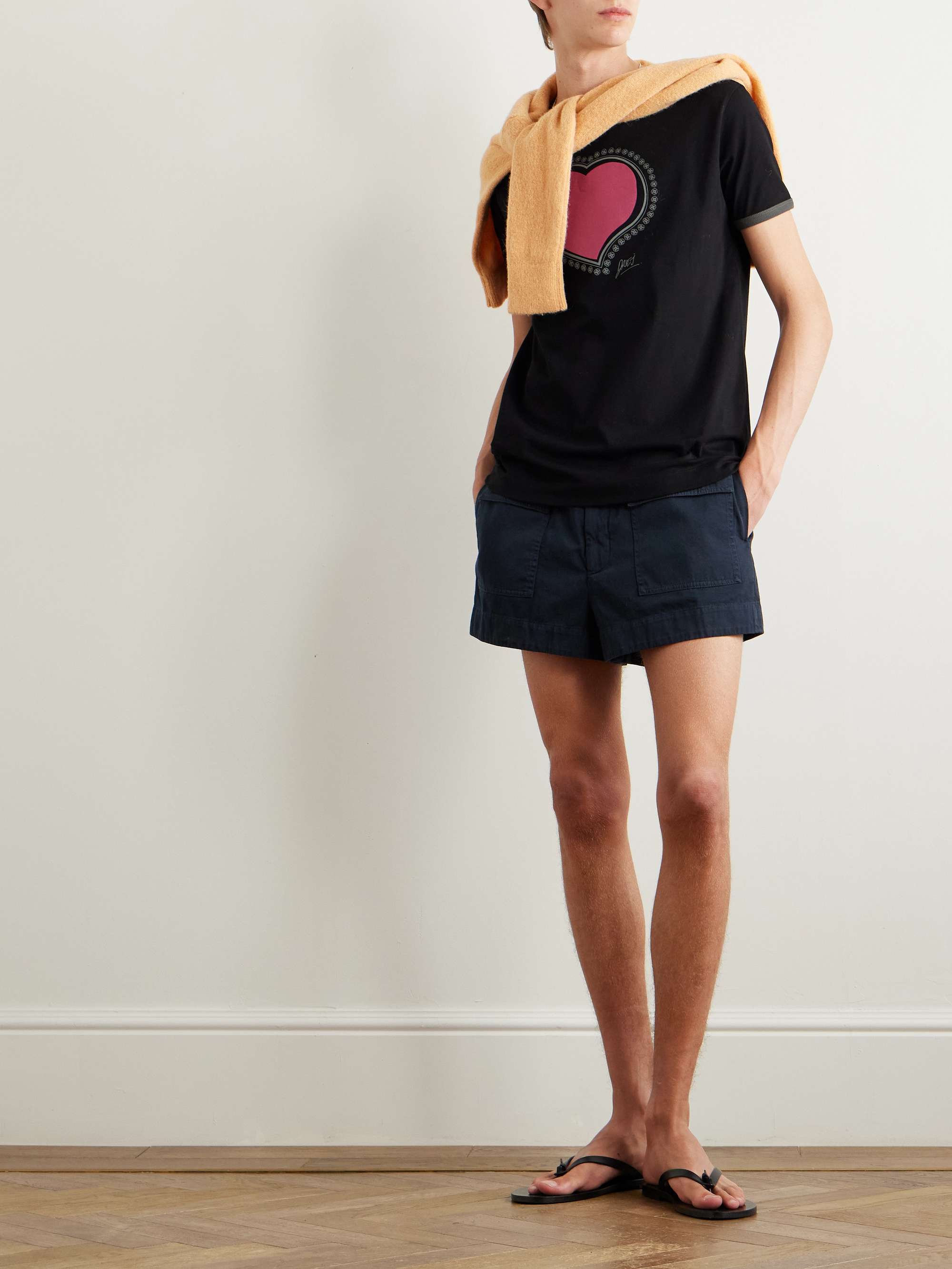 Straight-Leg Cotton-Twill Cargo Shorts view
