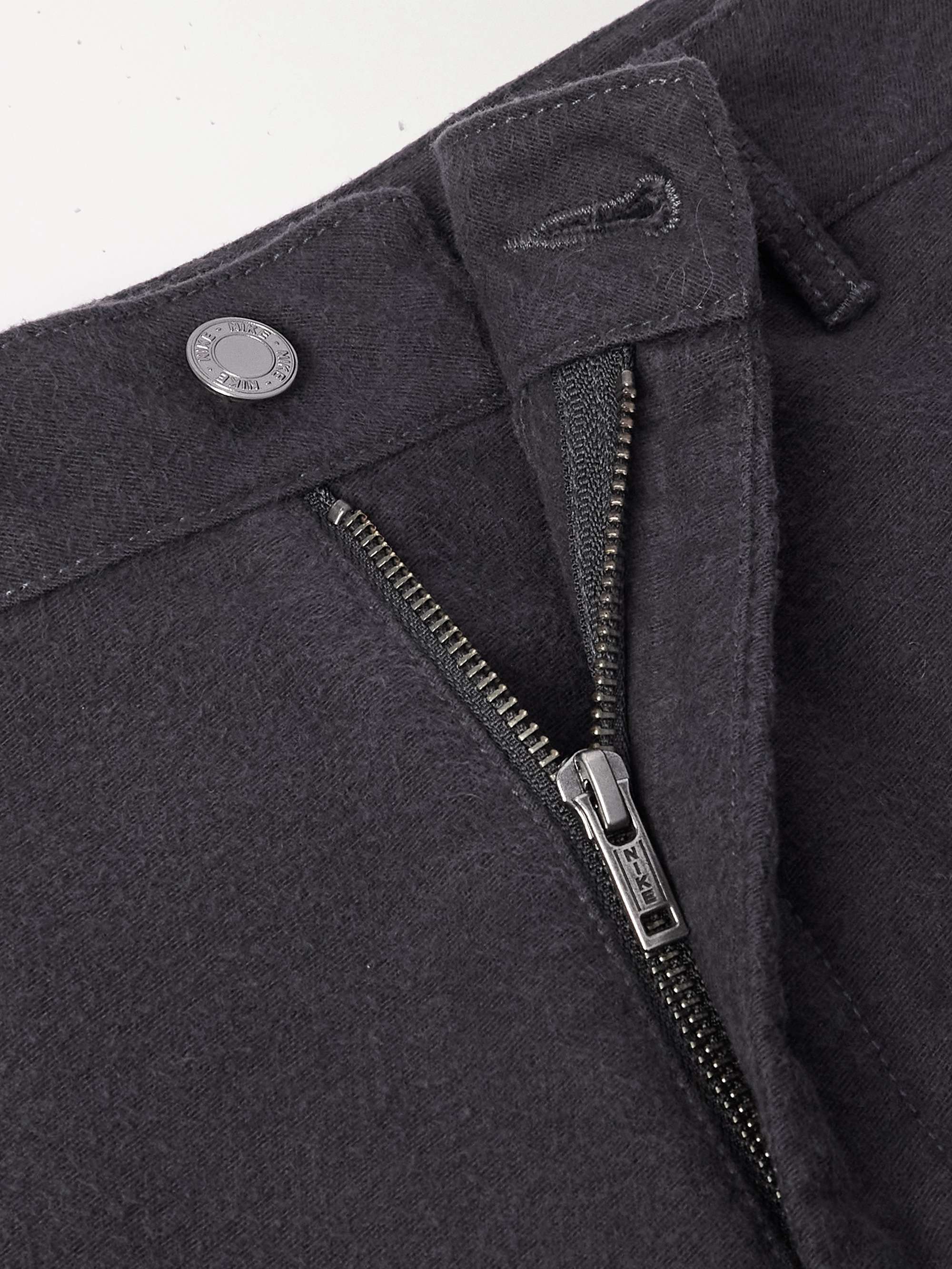 Life Straight-Leg Brushed Cotton-Canvas Trousers view