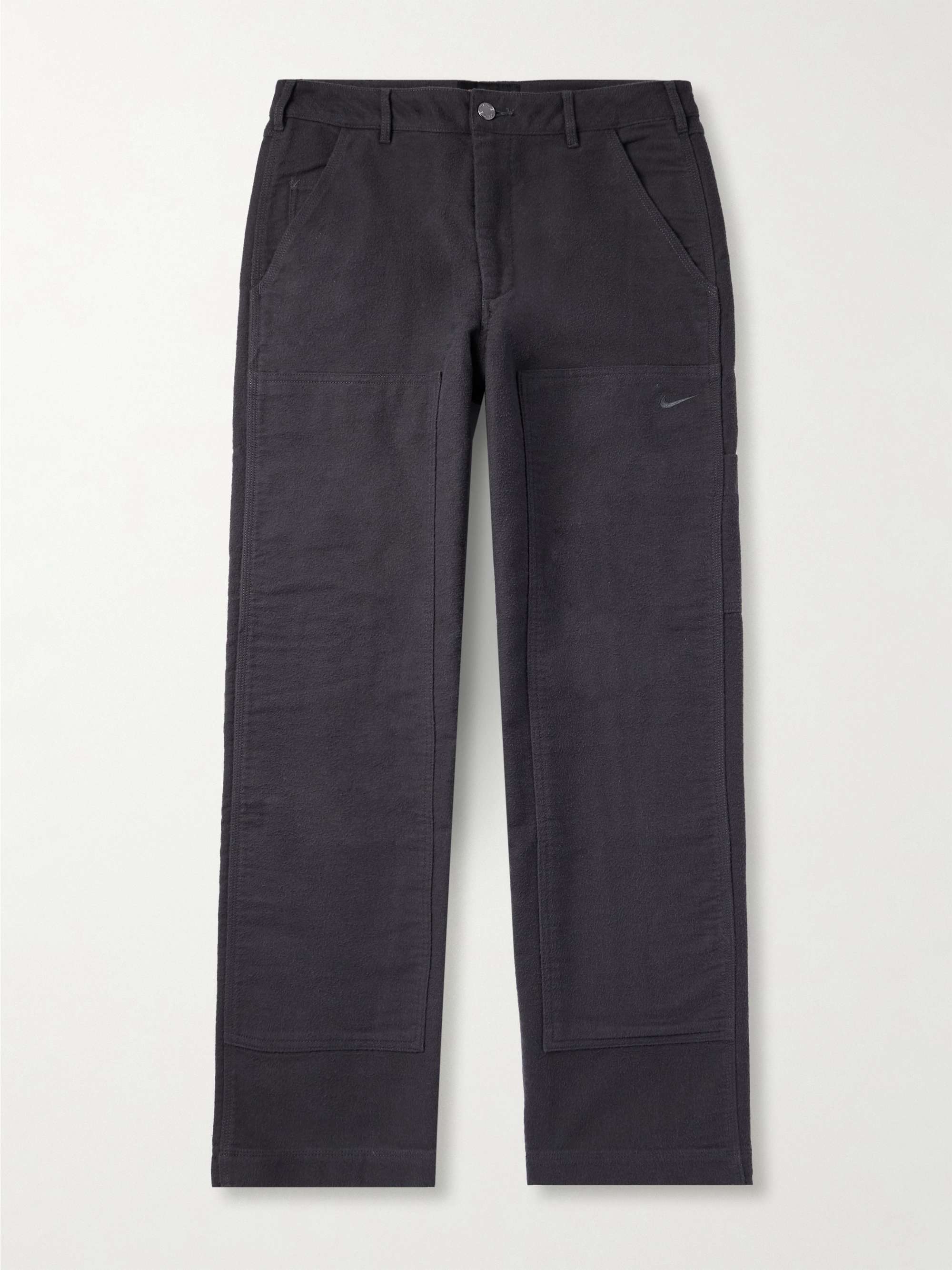 Life Straight-Leg Brushed Cotton-Canvas Trousers view