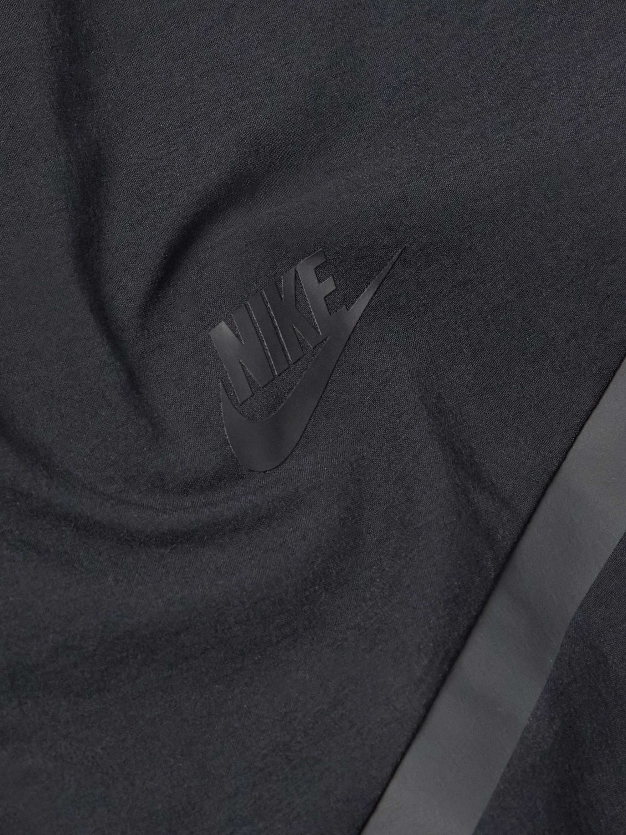 Logo-Print Stretch-Shell Hooded Zip-Up Jacket view