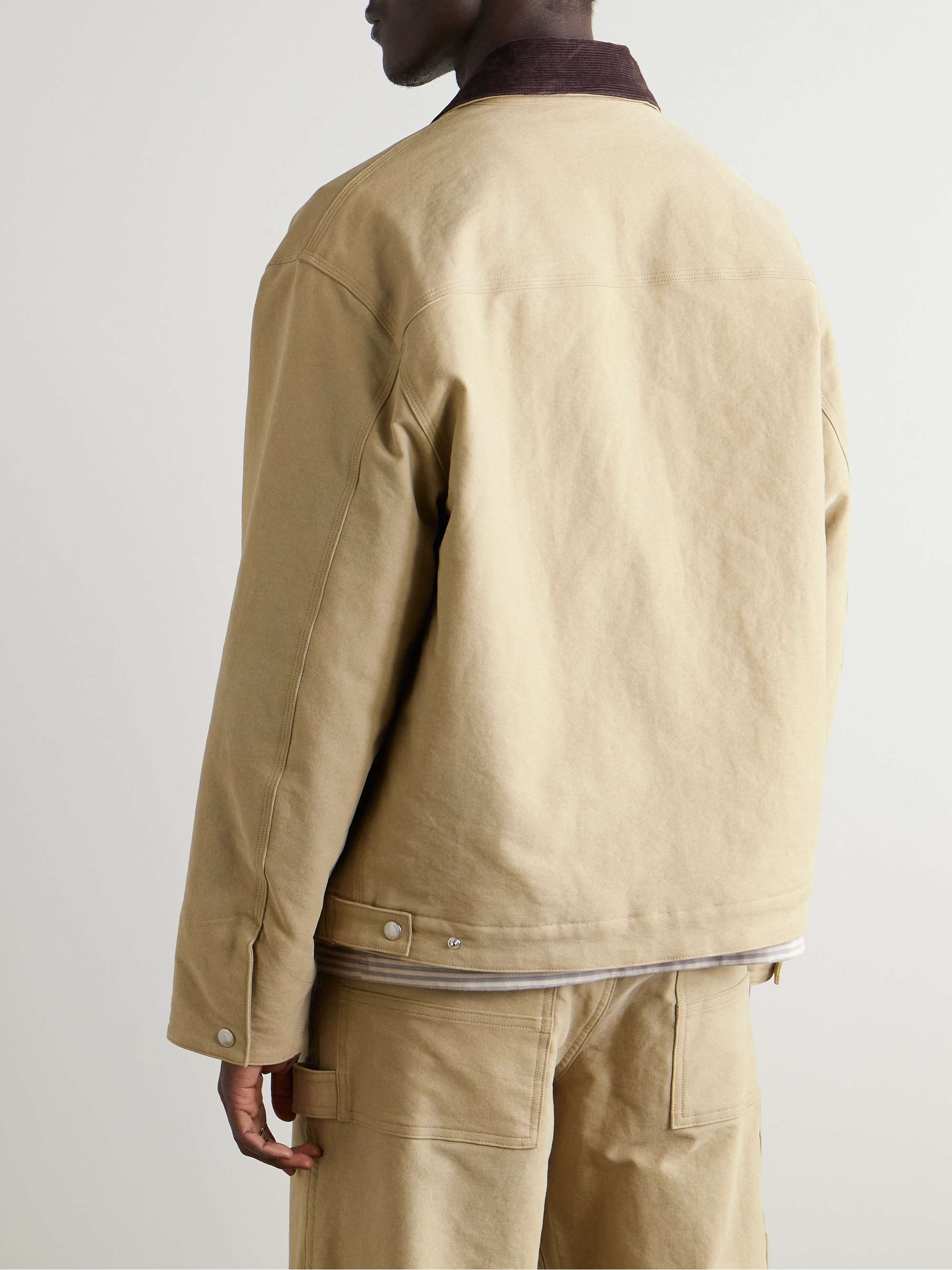 + RSVP GALLERY District Corduroy-Trimmed Cotton-Twill Jacket view