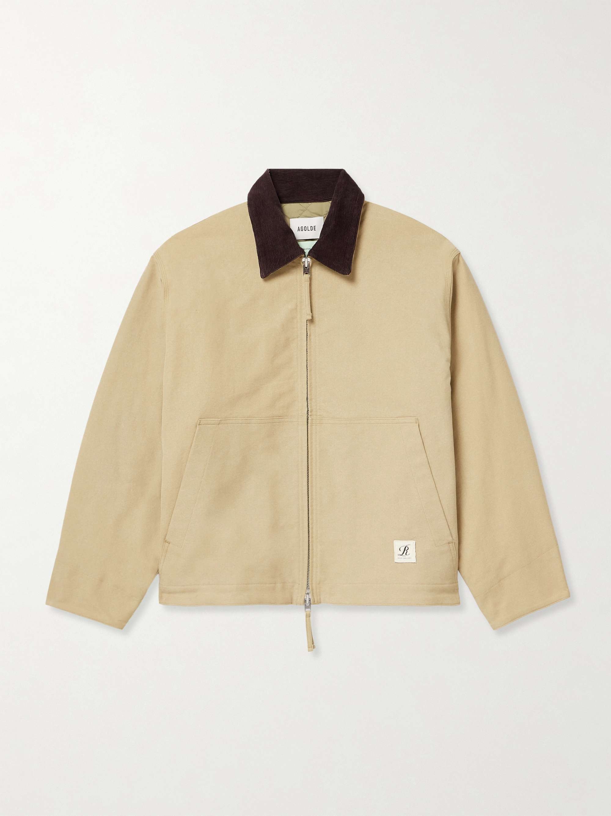 + RSVP GALLERY District Corduroy-Trimmed Cotton-Twill Jacket view