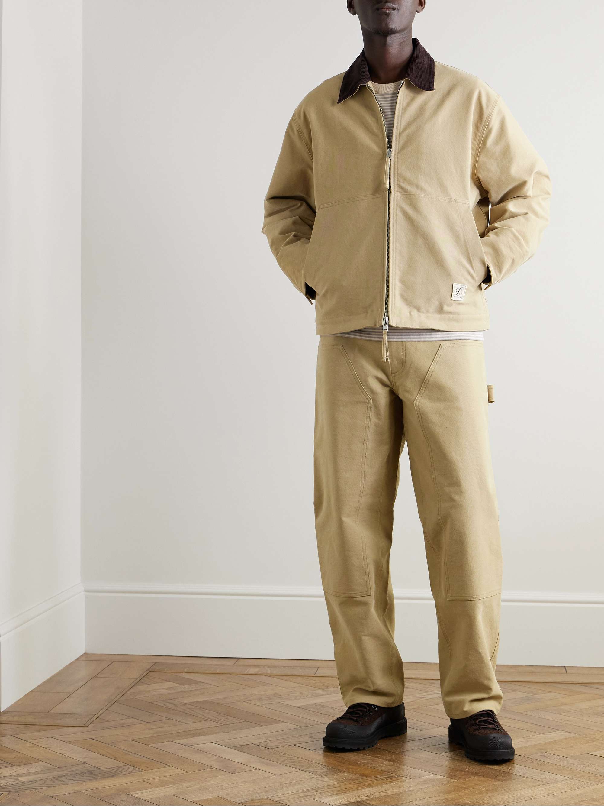+ RSVP GALLERY District Corduroy-Trimmed Cotton-Twill Jacket view