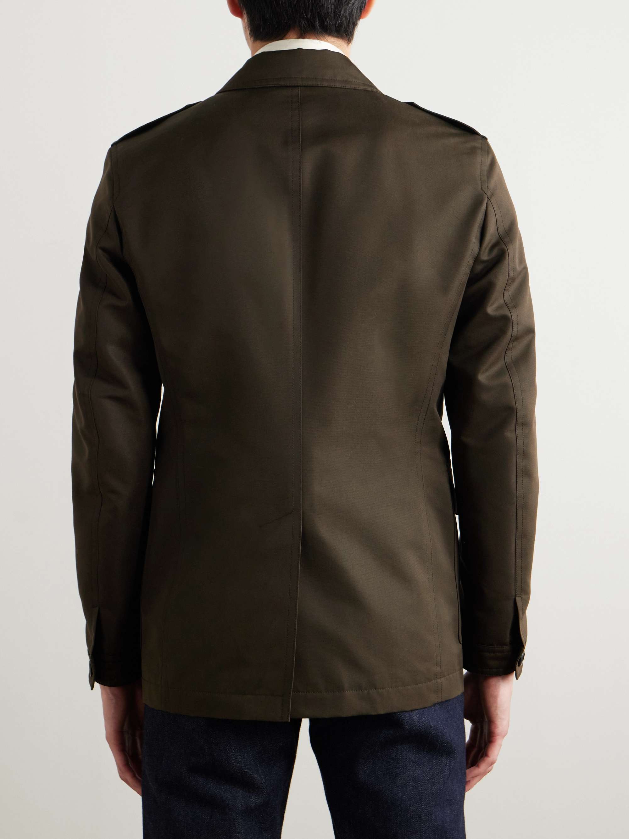 Cotton-Blend Twill Field Jacket view