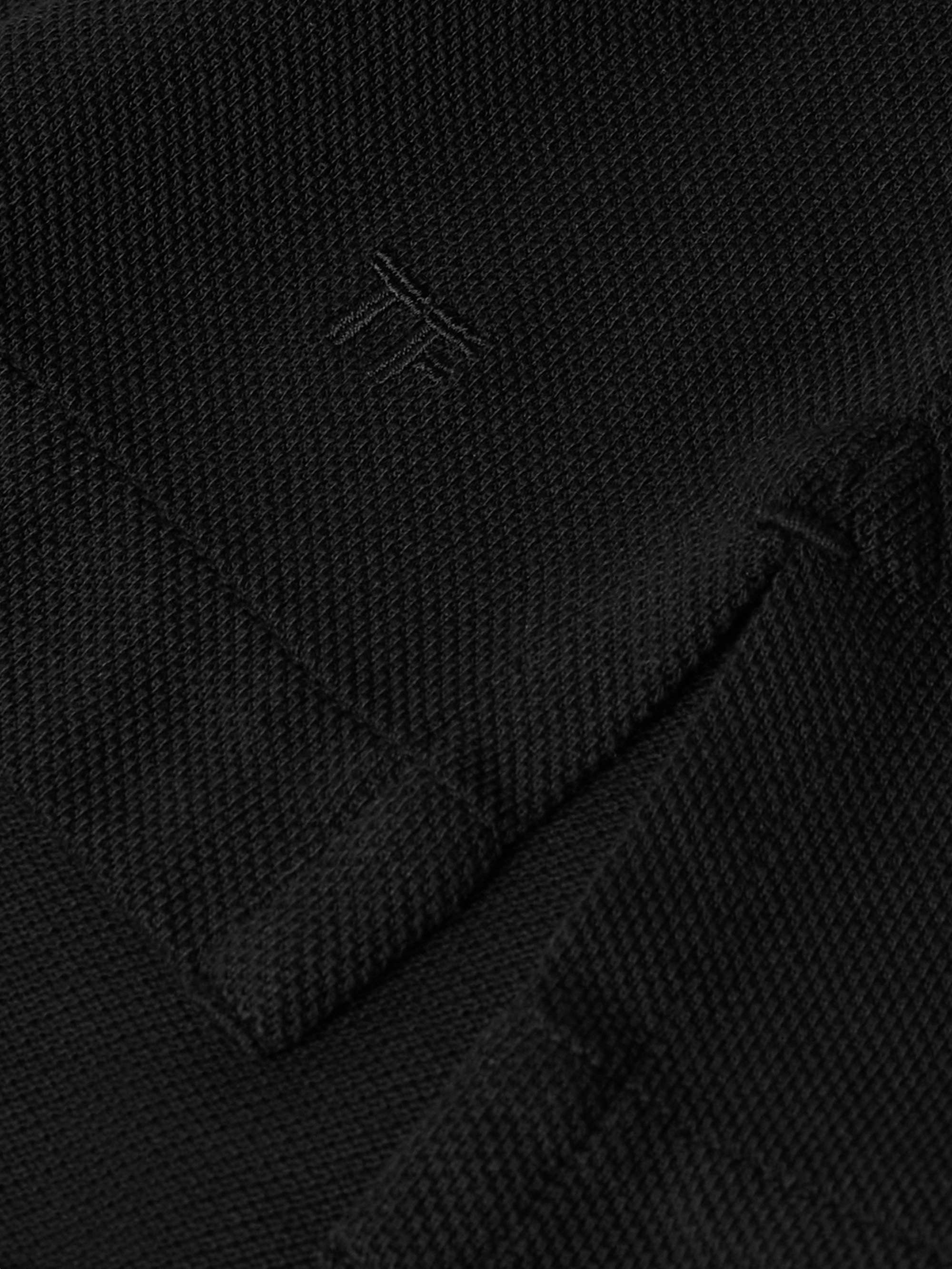 Lyocell and Cotton-Blend Piqué Polo Shirt view
