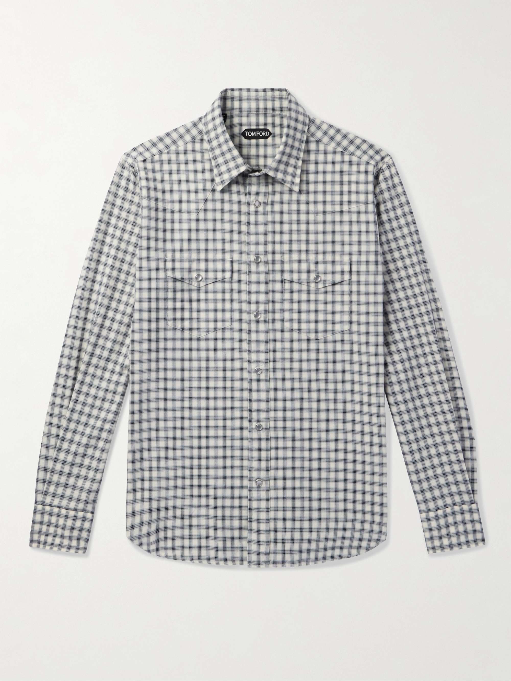 Checked Cotton Shirt view
