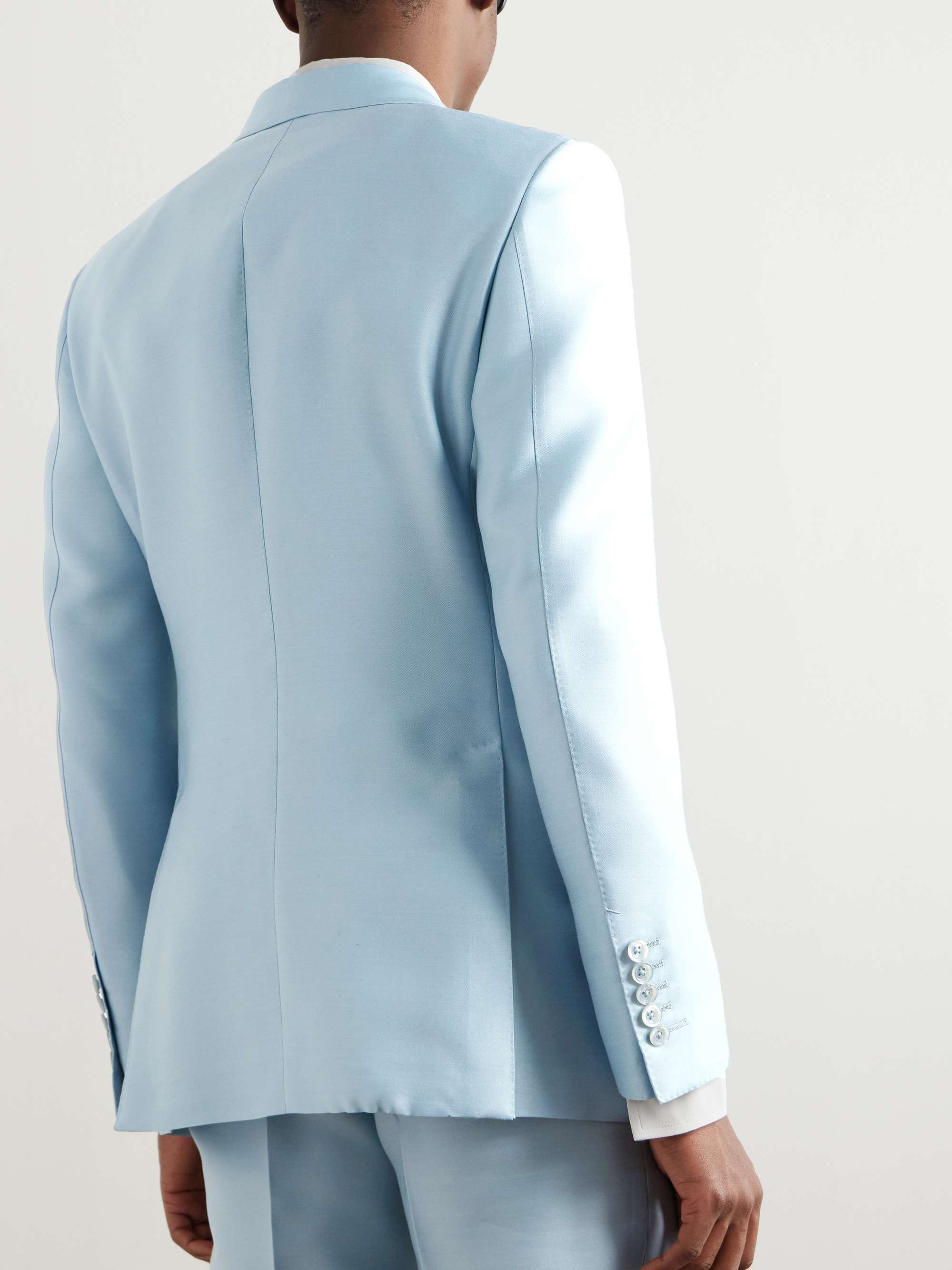 O'Connor Wool, Mohair and Silk-Blend Suit Jacket view