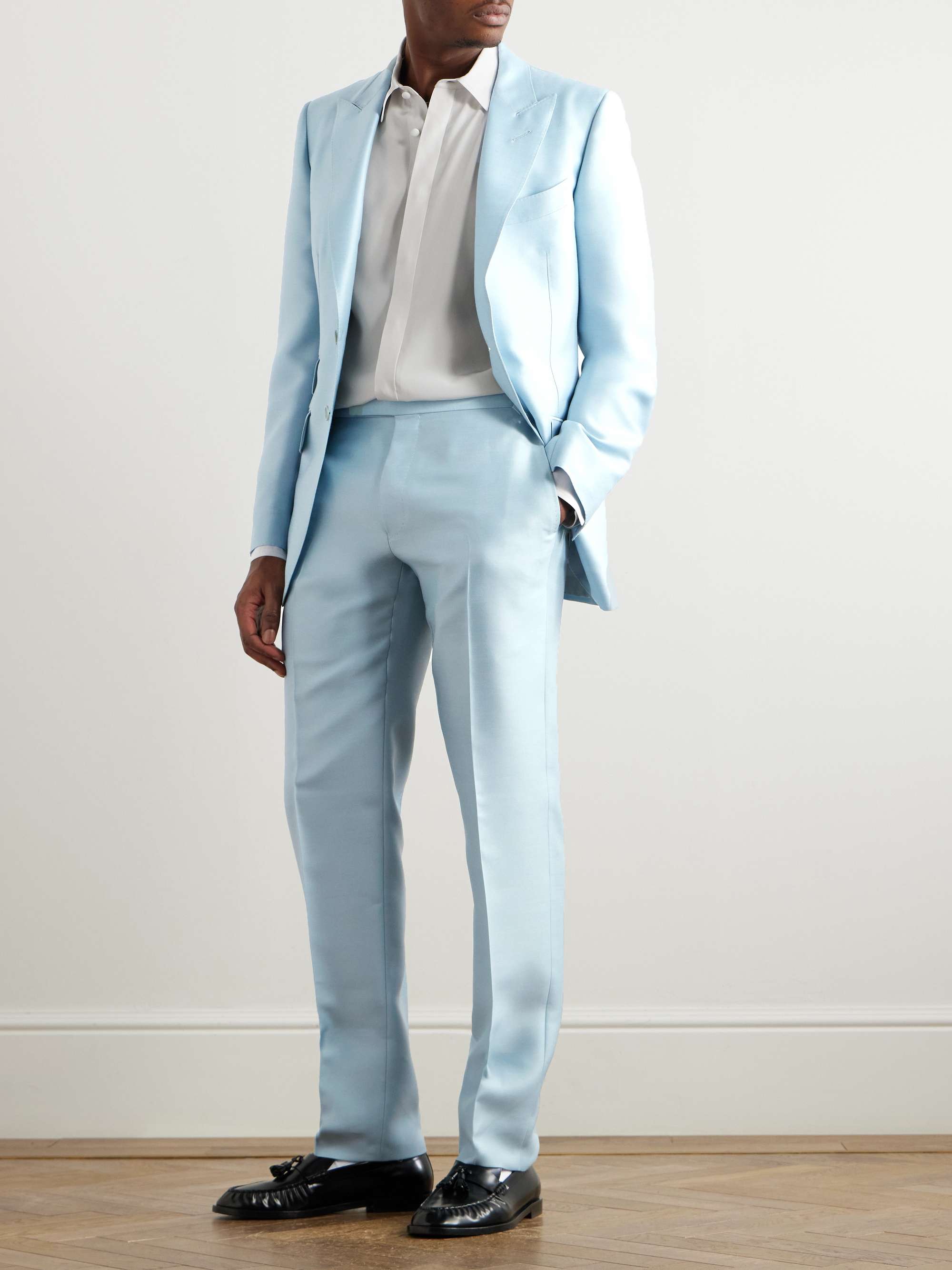 O'Connor Wool, Mohair and Silk-Blend Suit Jacket view