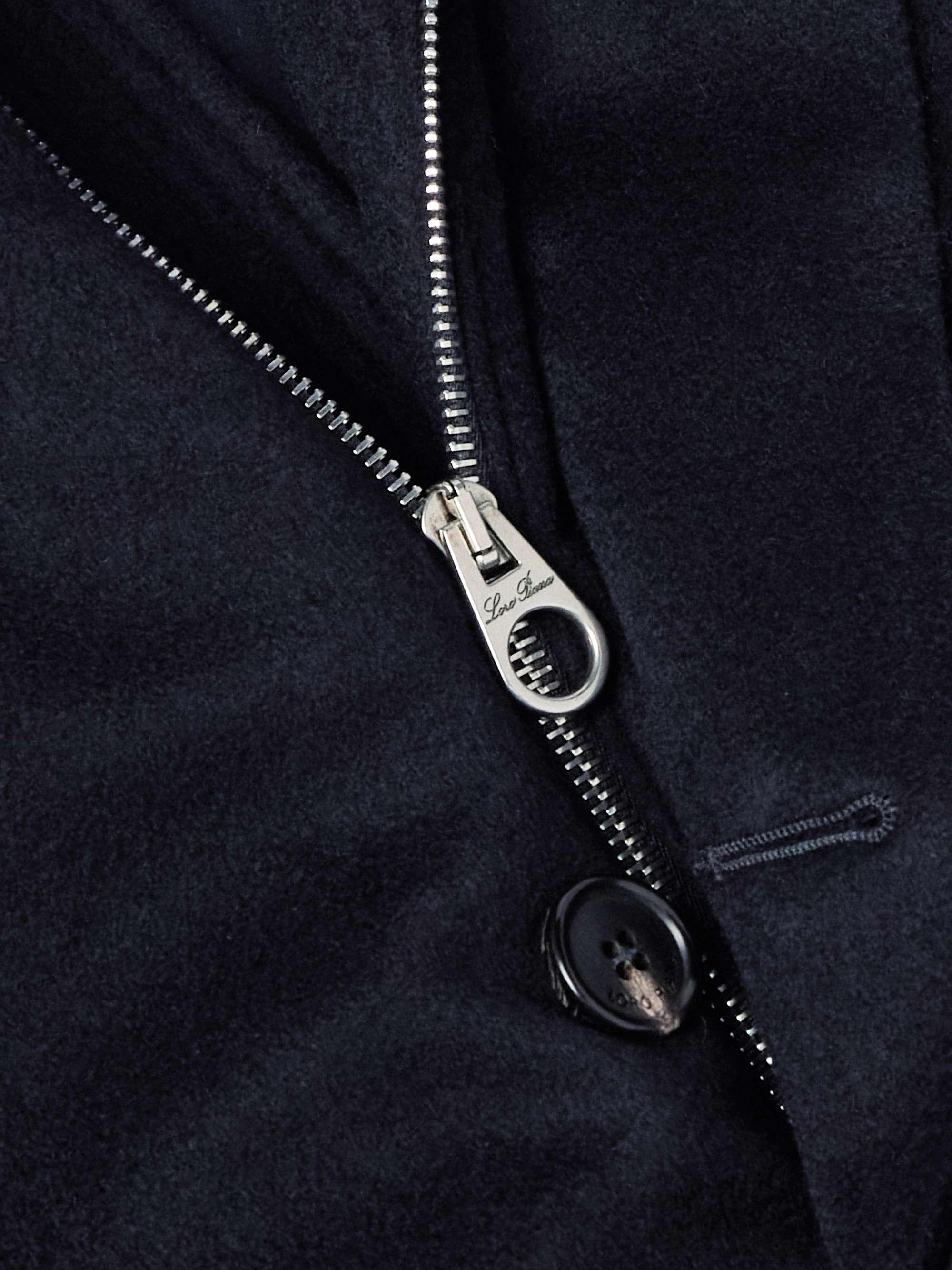 Damiano Shearling-Lined Padded Storm System® Cashmere-Felt Hooded Jacket view