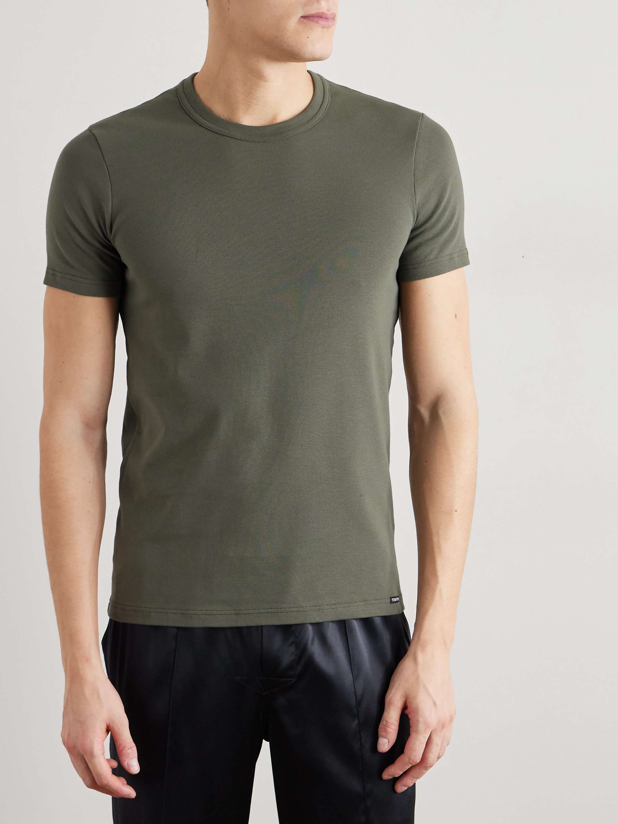Stretch-Cotton Jersey T-Shirt view
