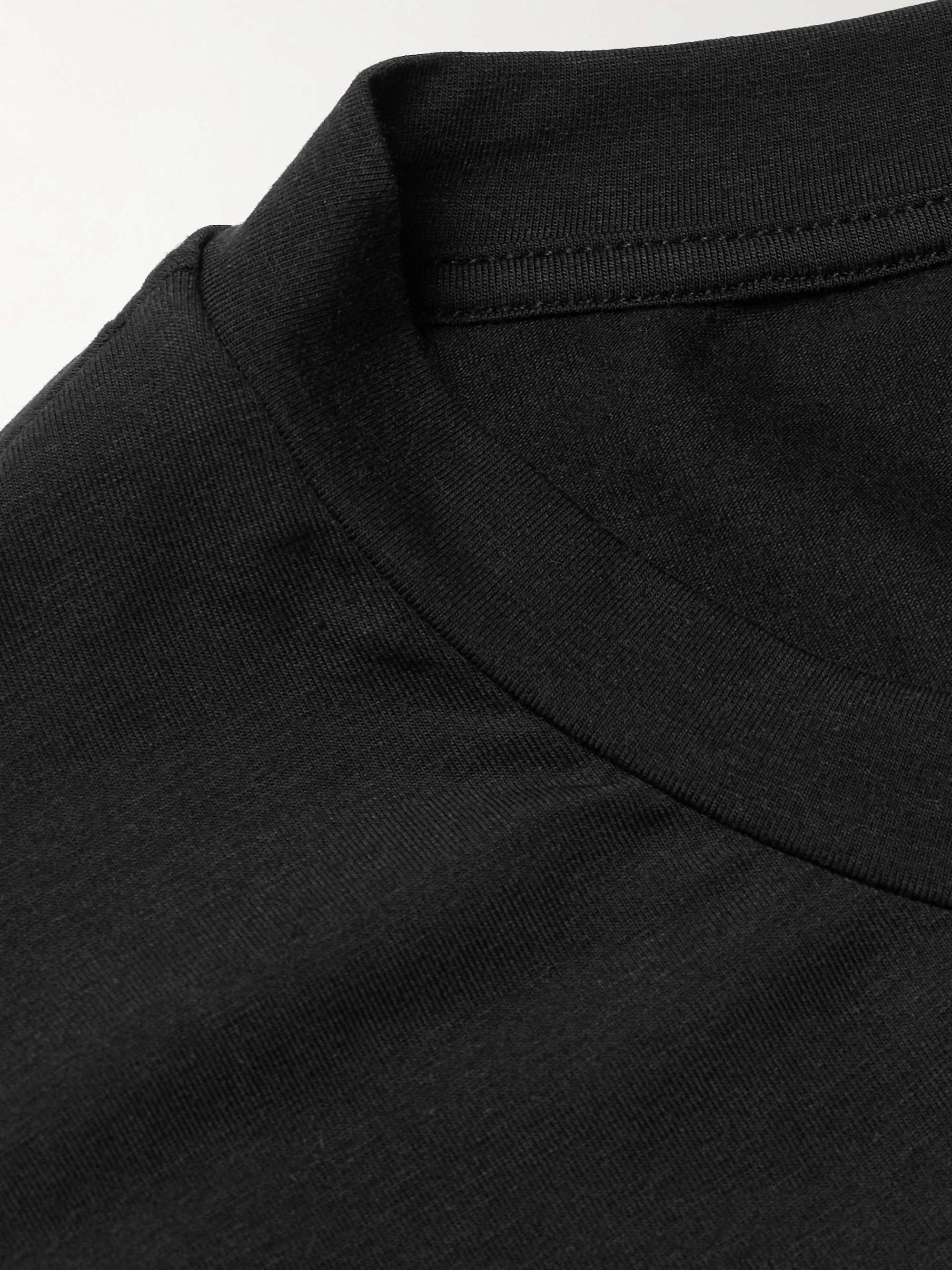 Slim-Fit Stretch Cotton and Modal-Blend Jersey T-Shirt view