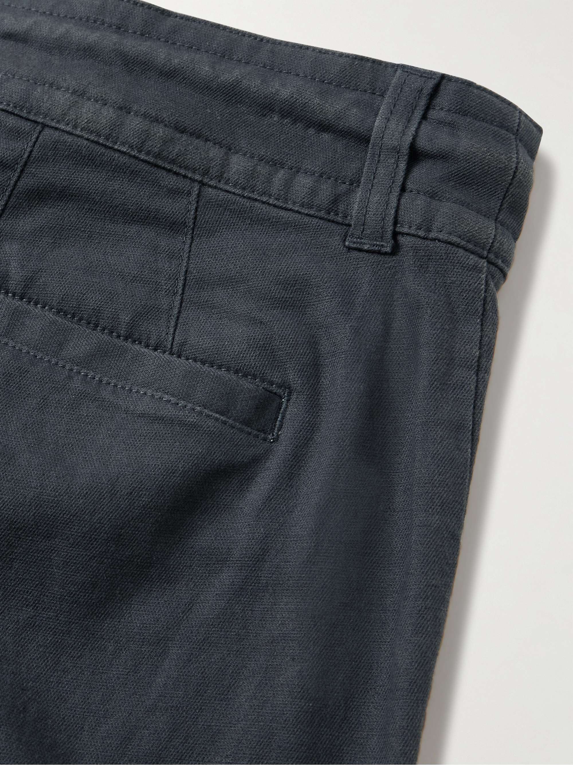 Tapered Linen Cargo Trousers view