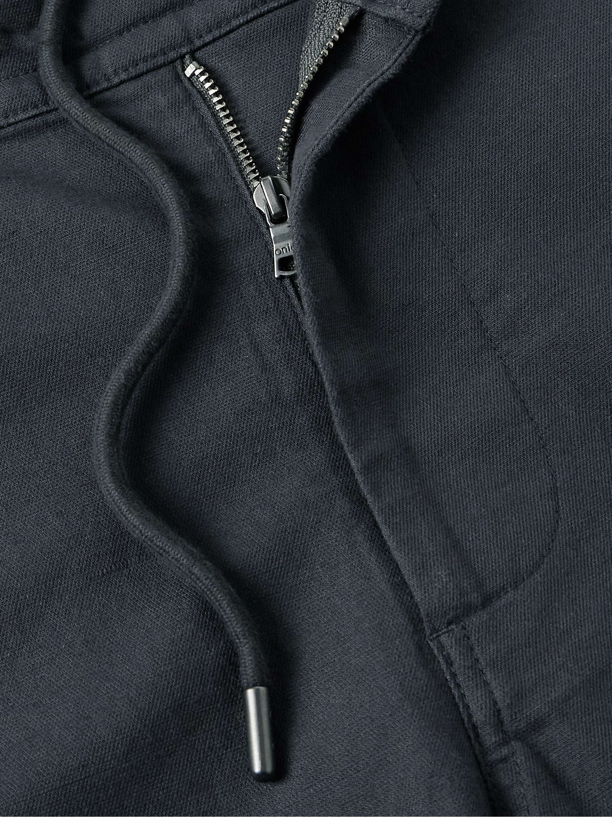 Tapered Linen Cargo Trousers view