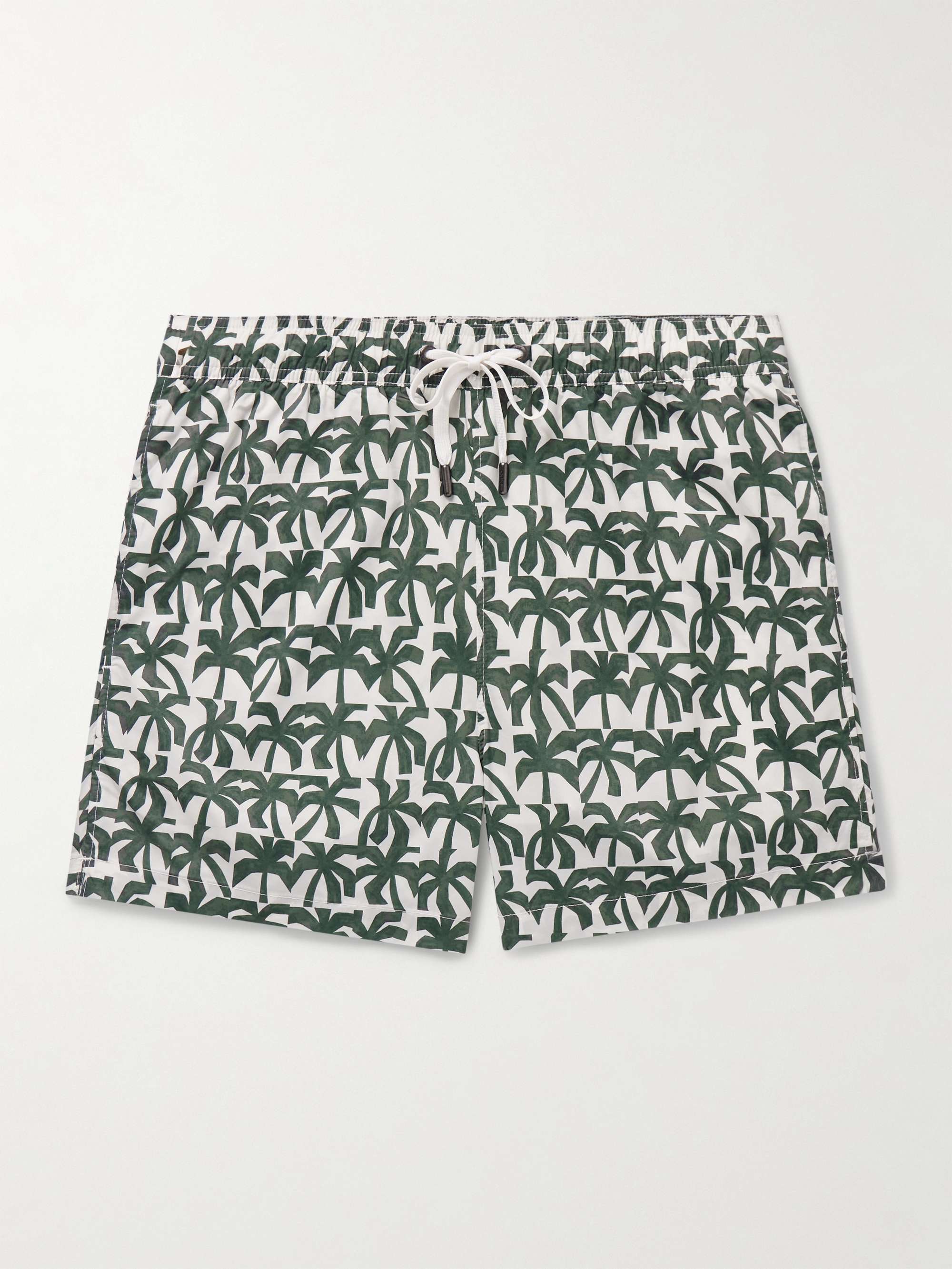 Charles Short-Length Slim-Fit Printed Swim Shorts view