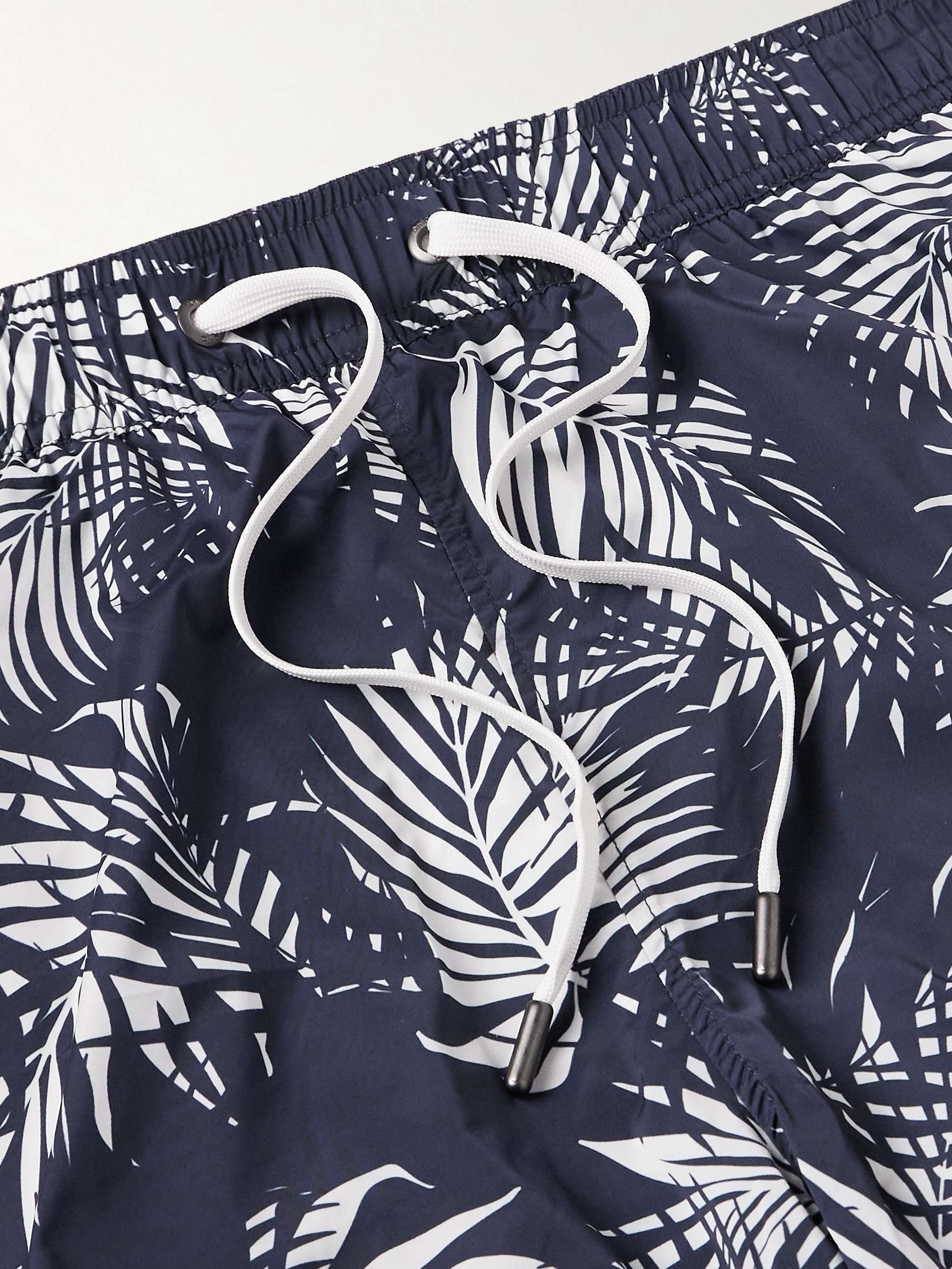 Charles Straight-Leg Mid-Length Printed Swim Shorts view