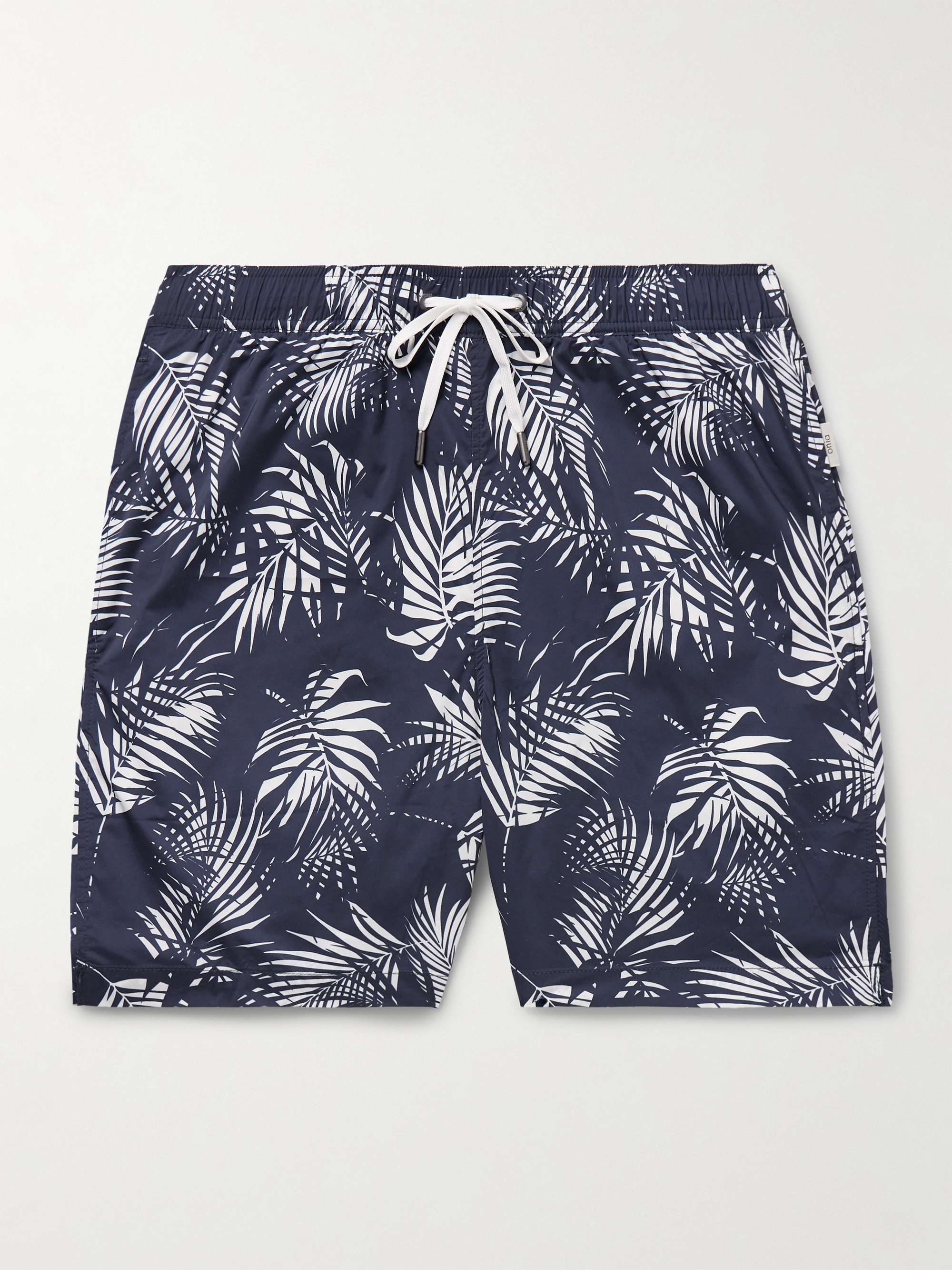 Charles Straight-Leg Mid-Length Printed Swim Shorts view