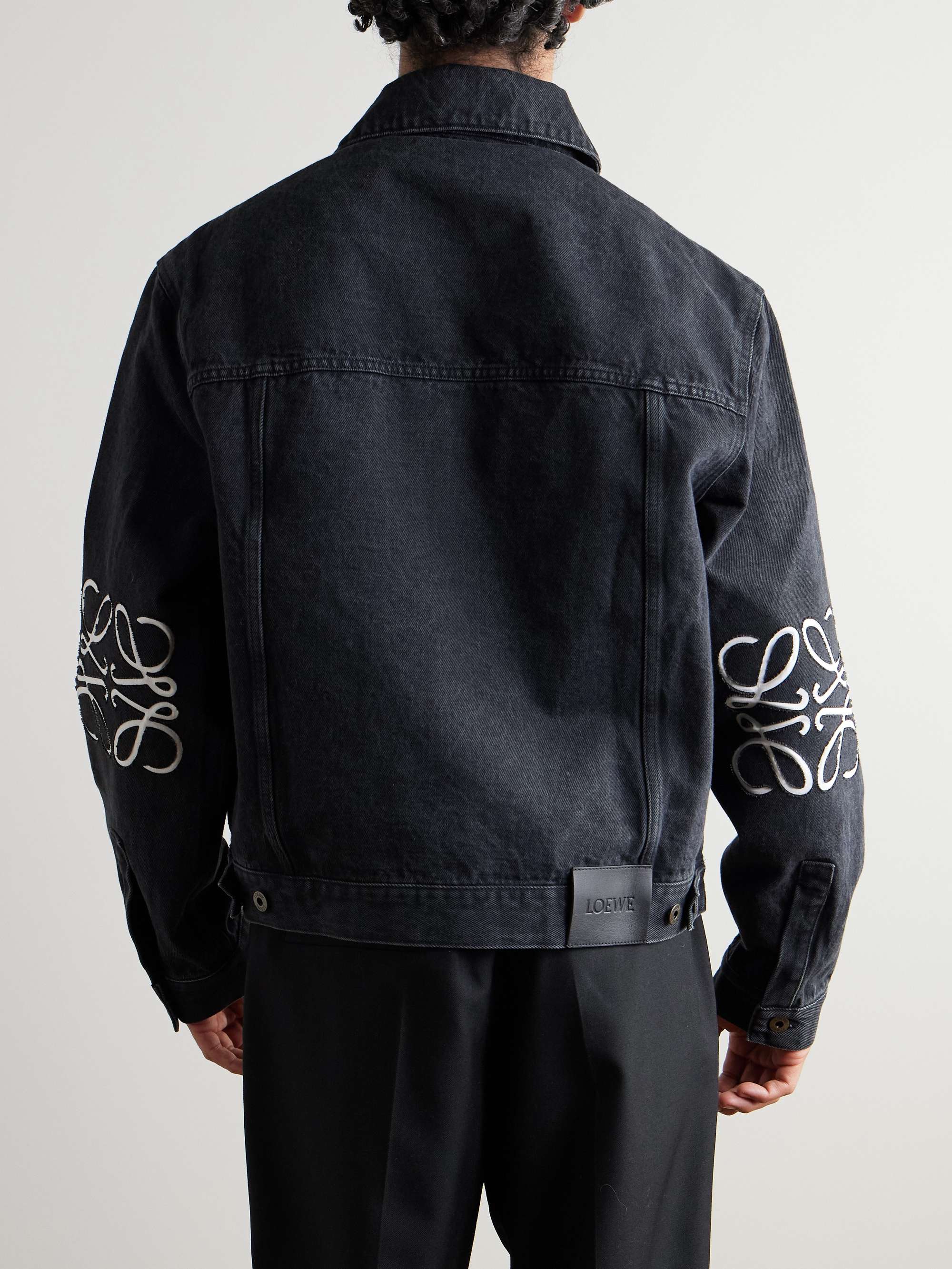 Logo-Detailed Denim Jacket view