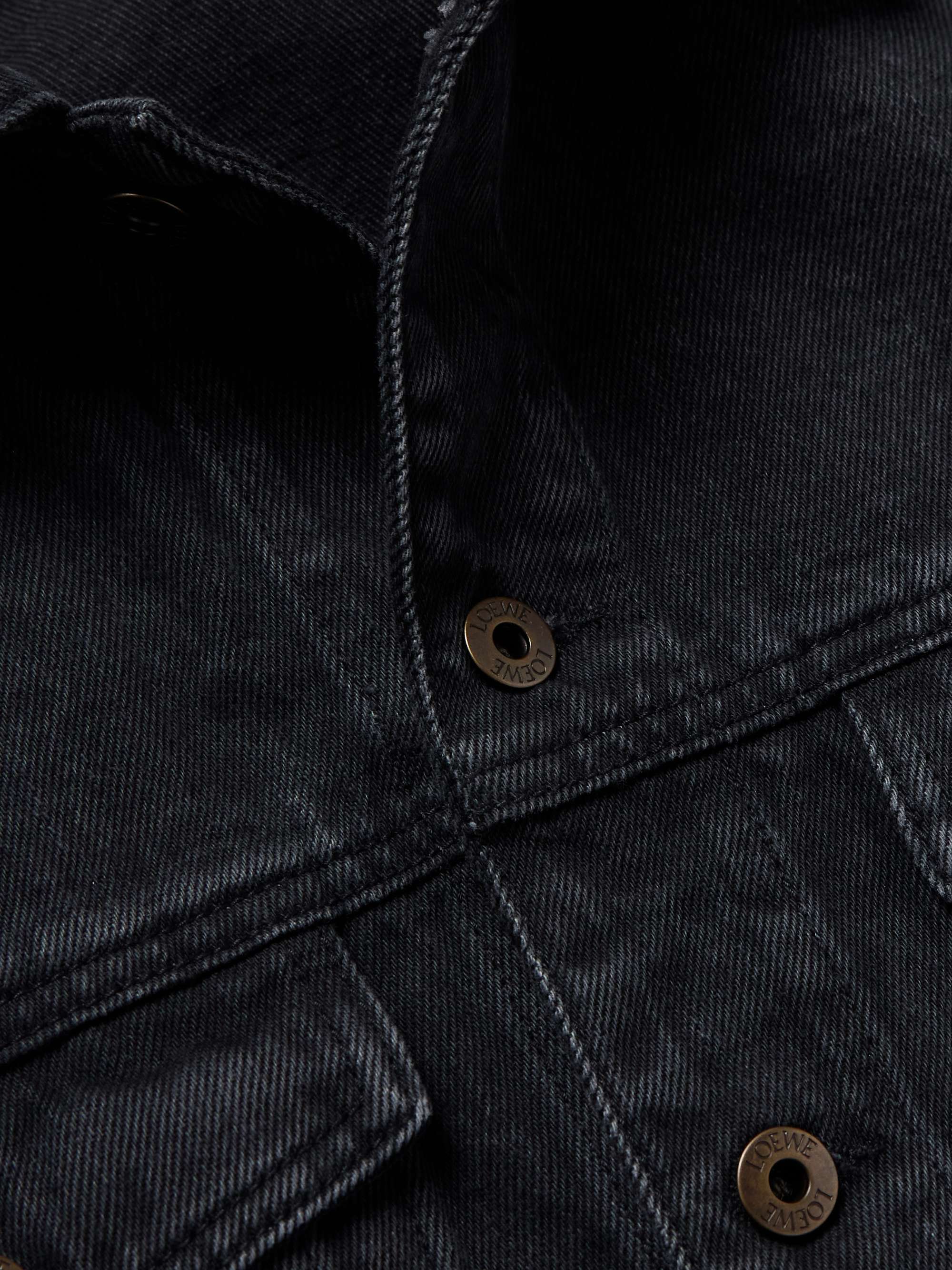 Logo-Detailed Denim Jacket view
