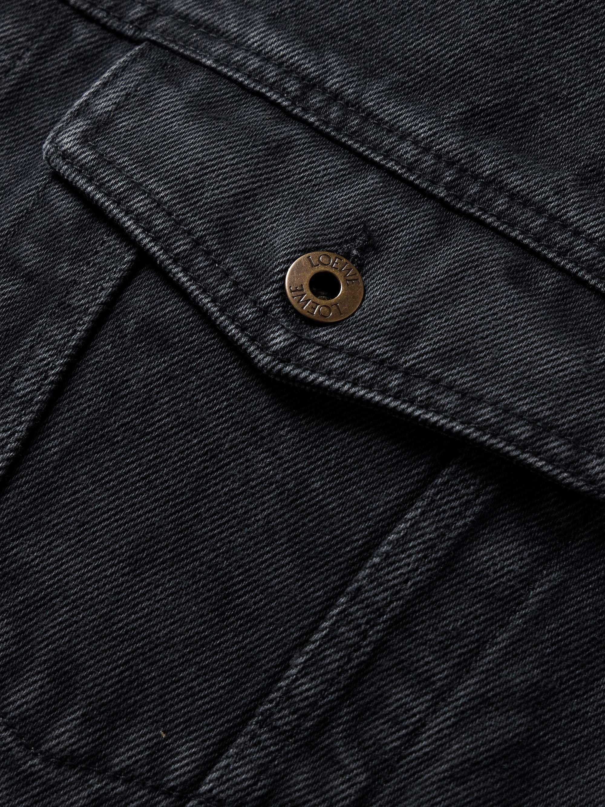 Logo-Detailed Denim Jacket view