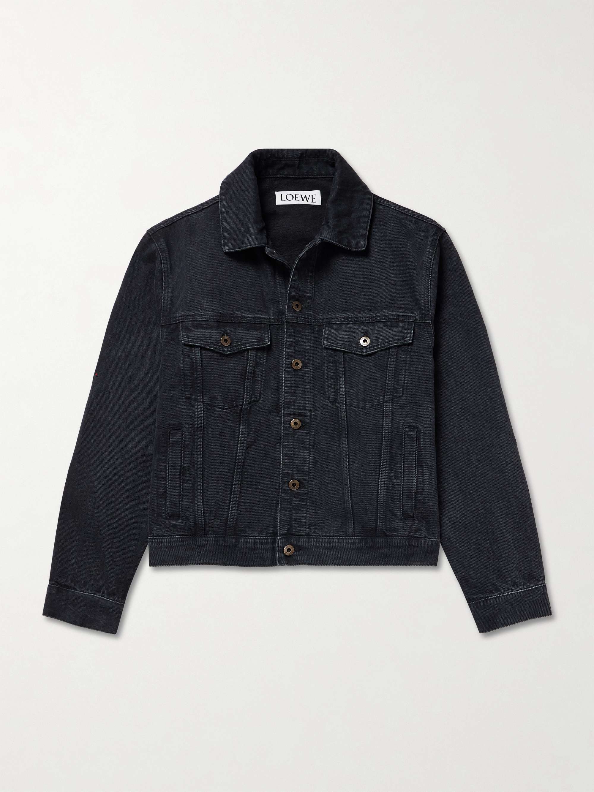 Logo-Detailed Denim Jacket view