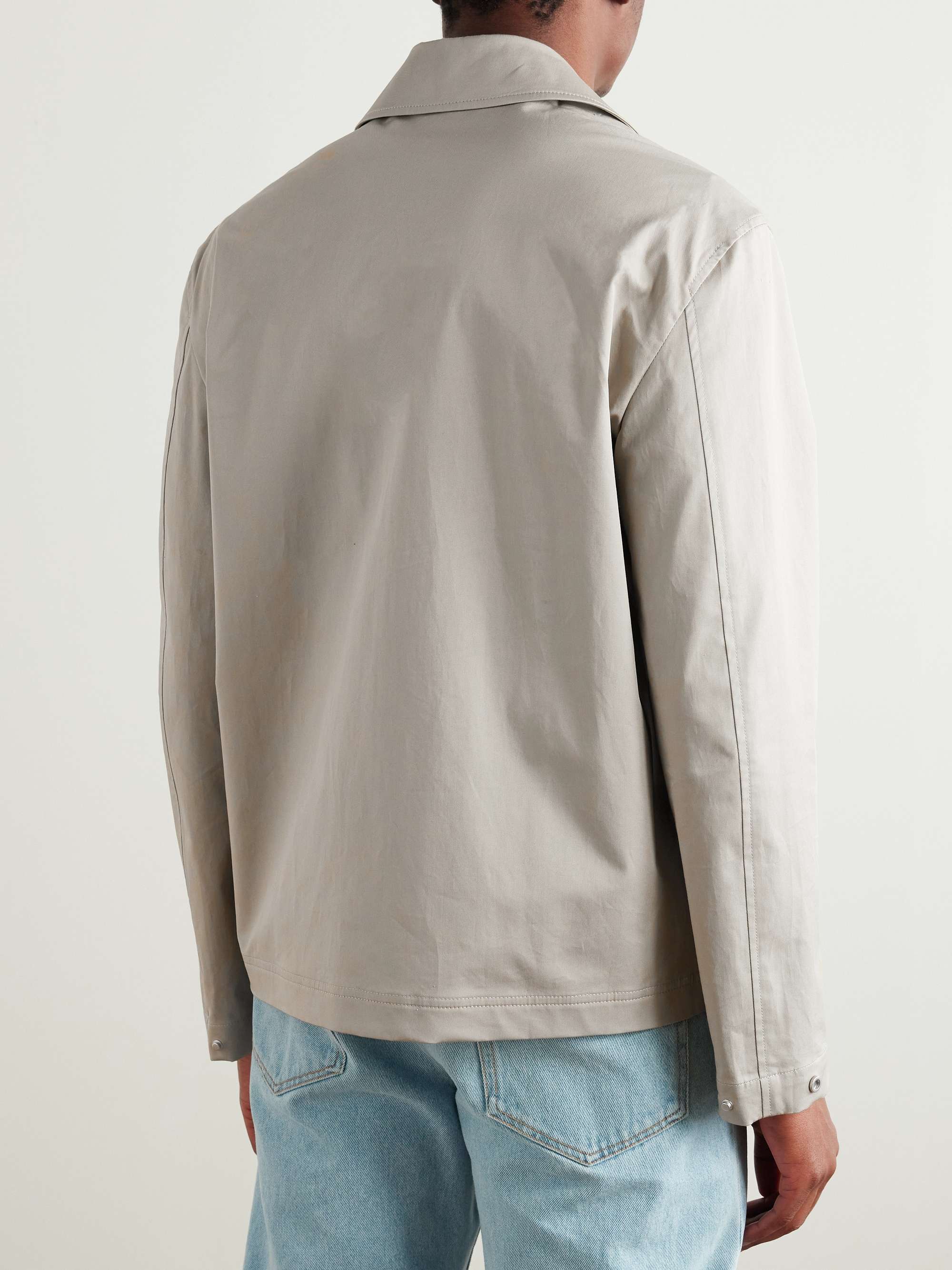 Casimir Stretch-Cotton Twill Blouson Jacket view