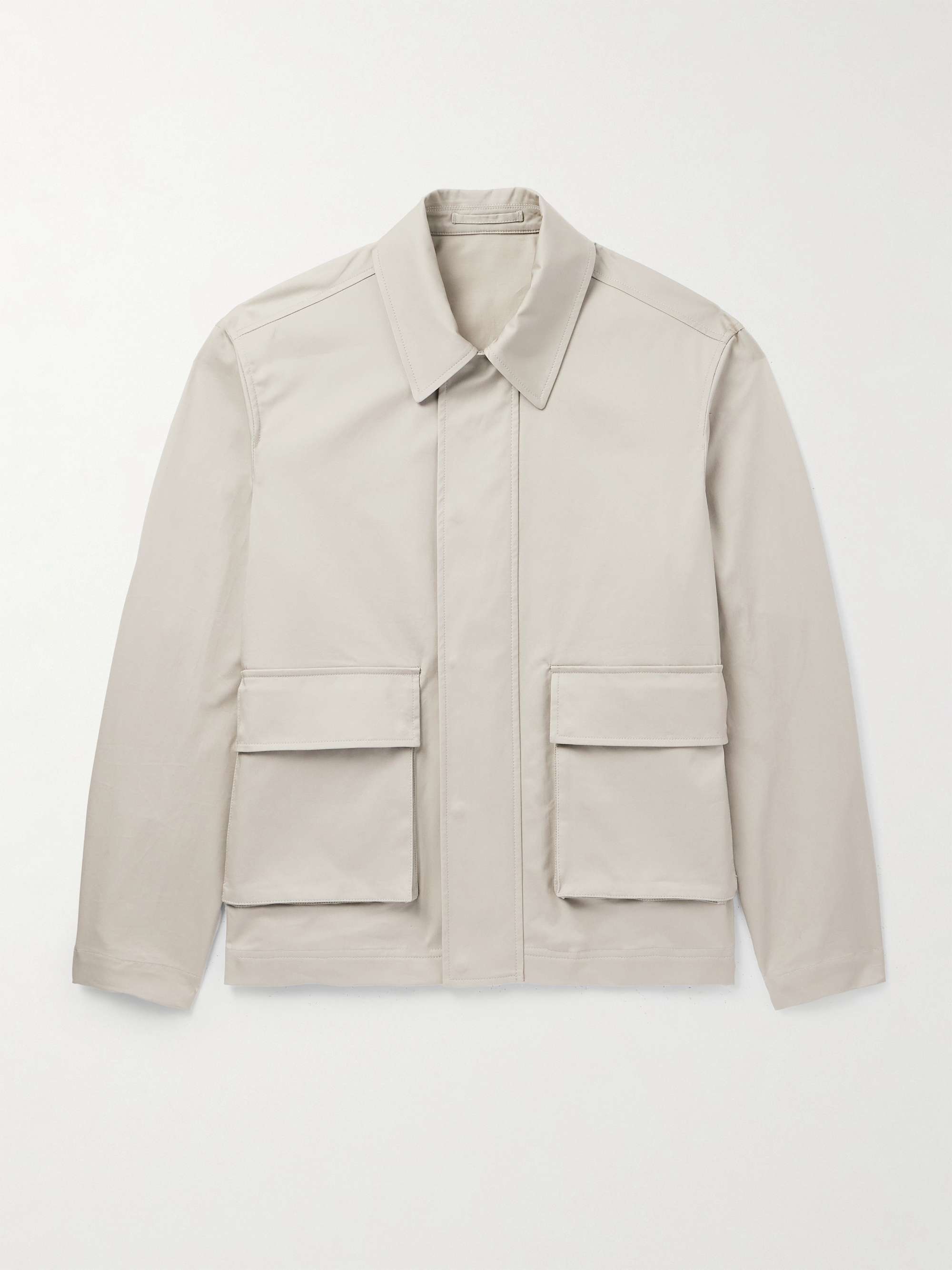 Casimir Stretch-Cotton Twill Blouson Jacket view
