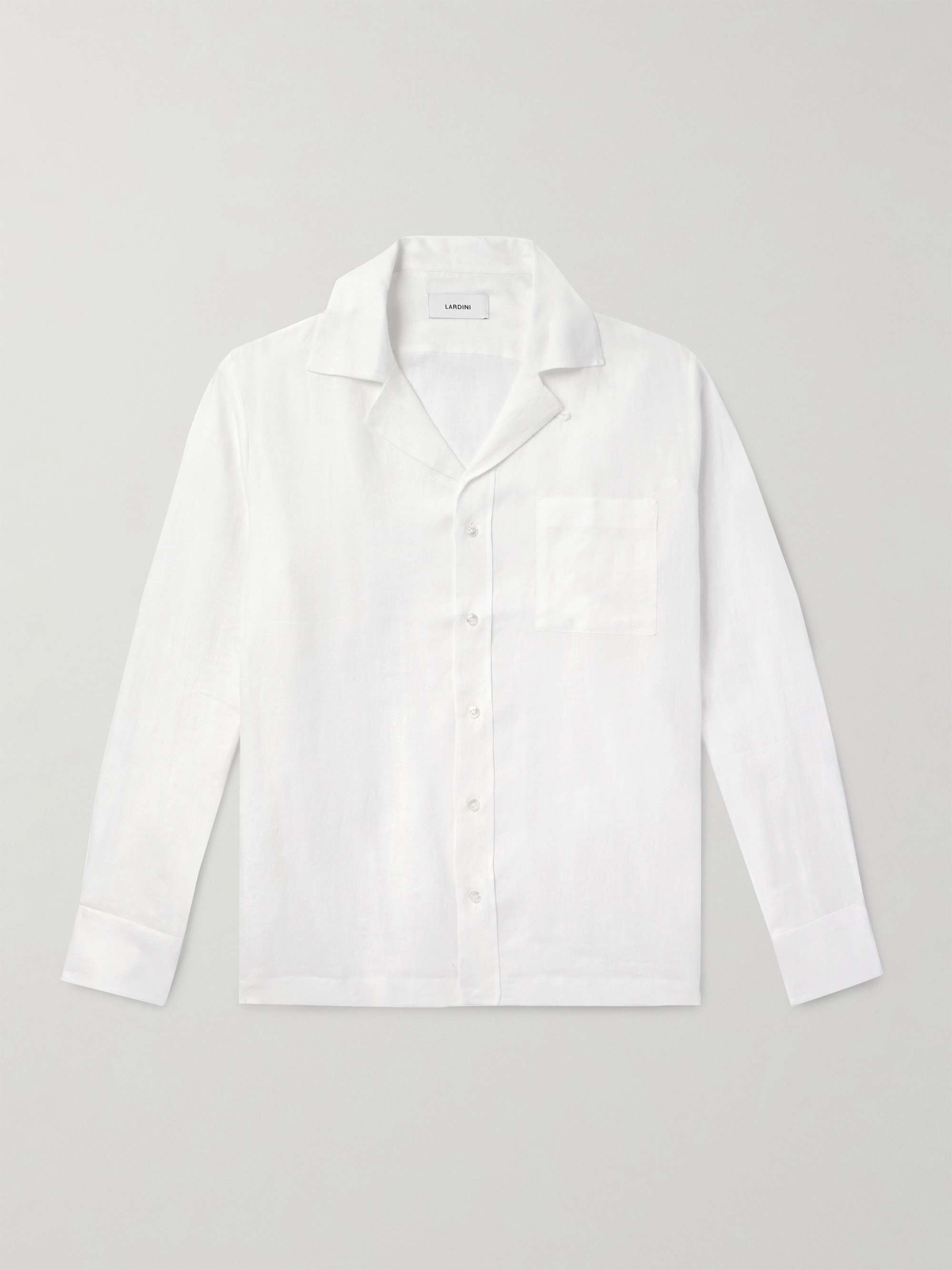 Paul Camp-Collar Linen Shirt view