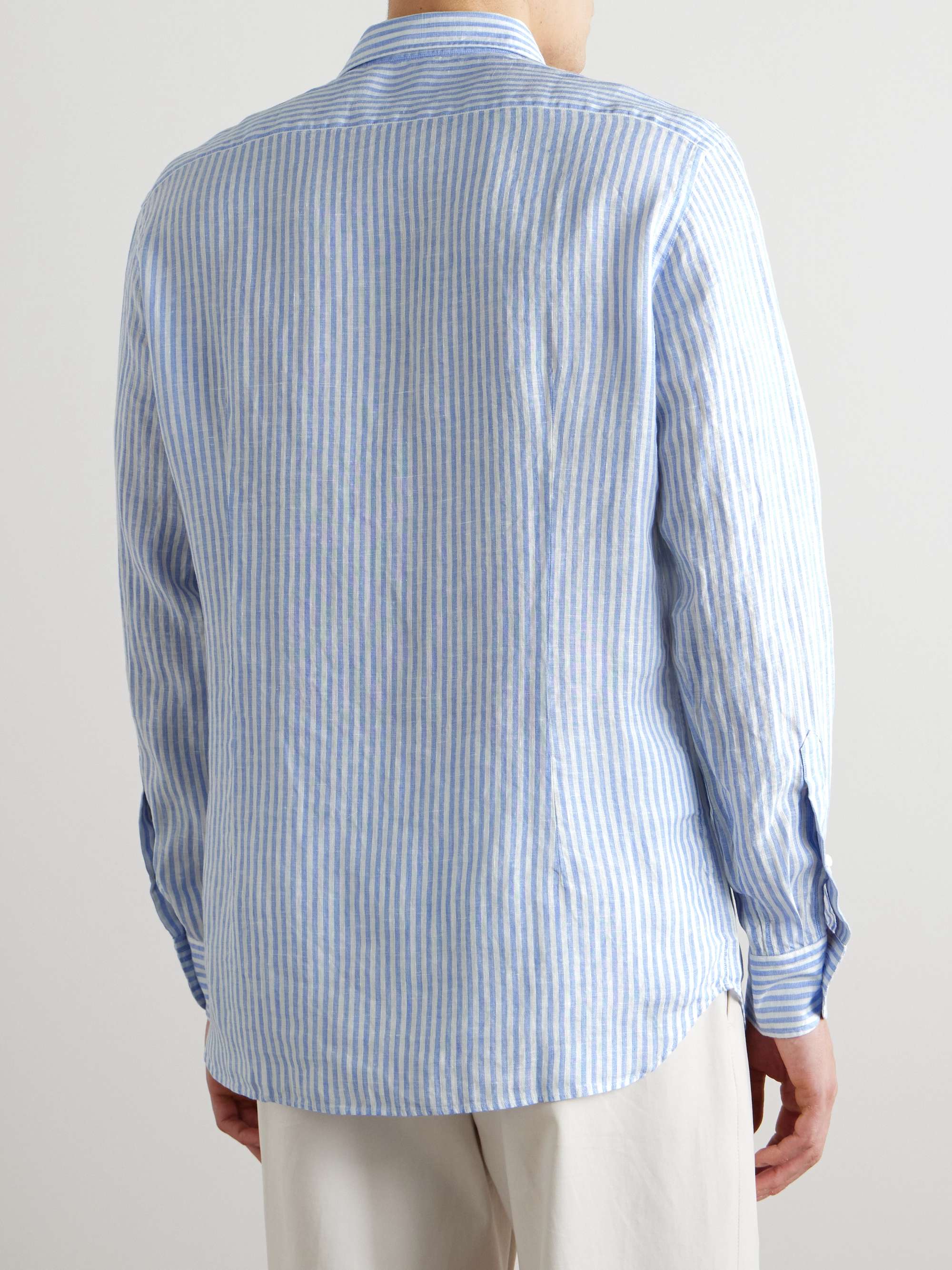 Dante Striped Linen Shirt view