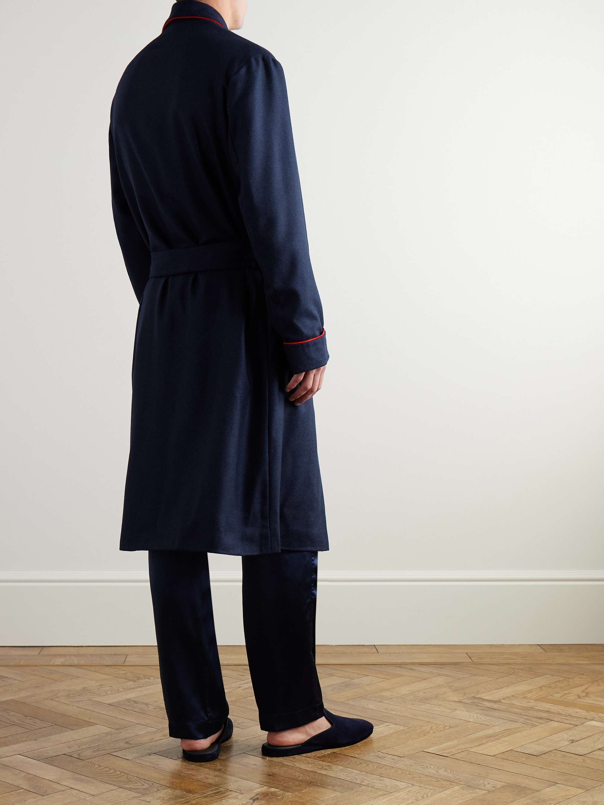 Wool and Cashmere-Blend Robe view