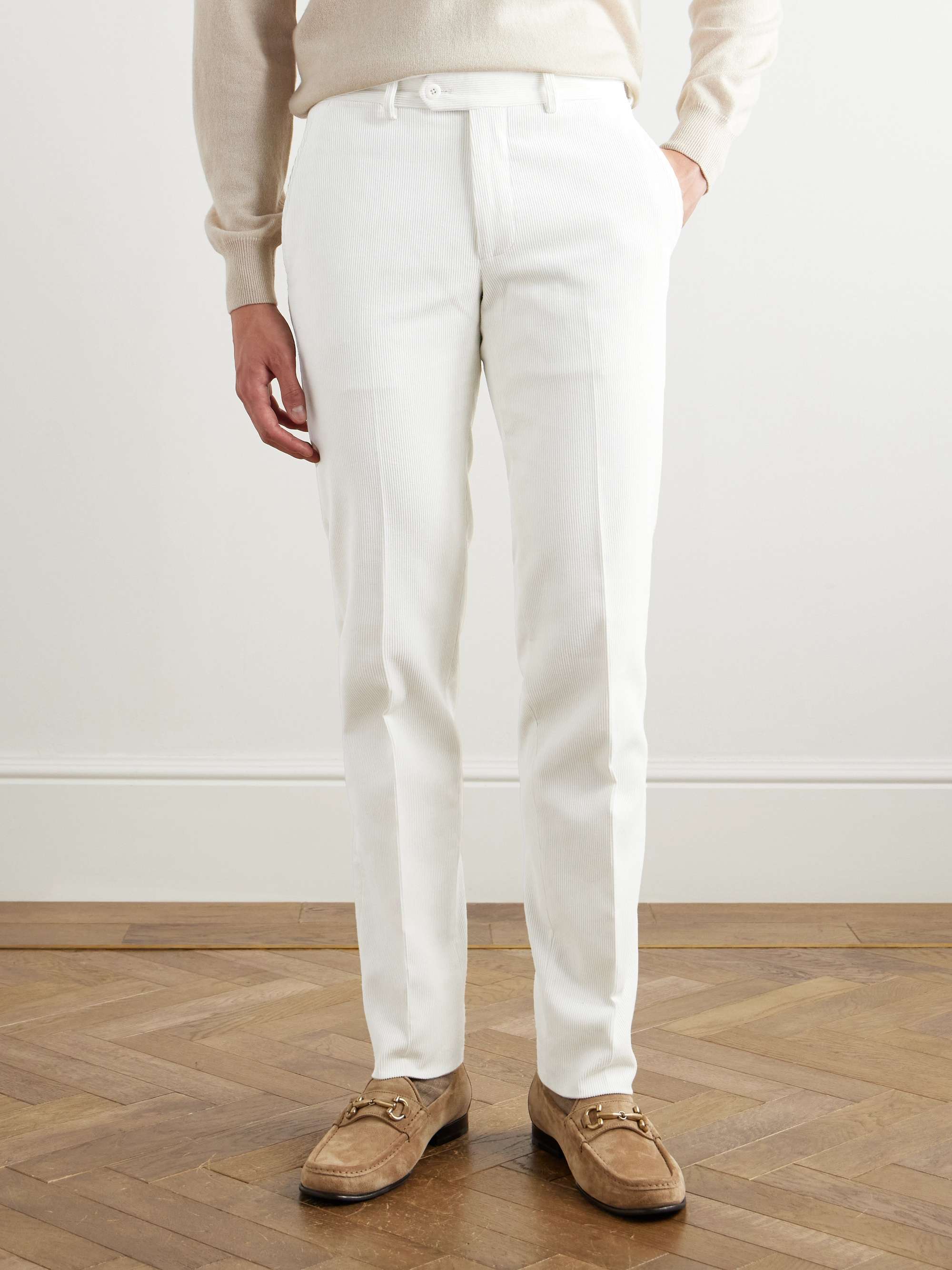 Modluca Straight-Leg Cotton-Corduroy Trousers view