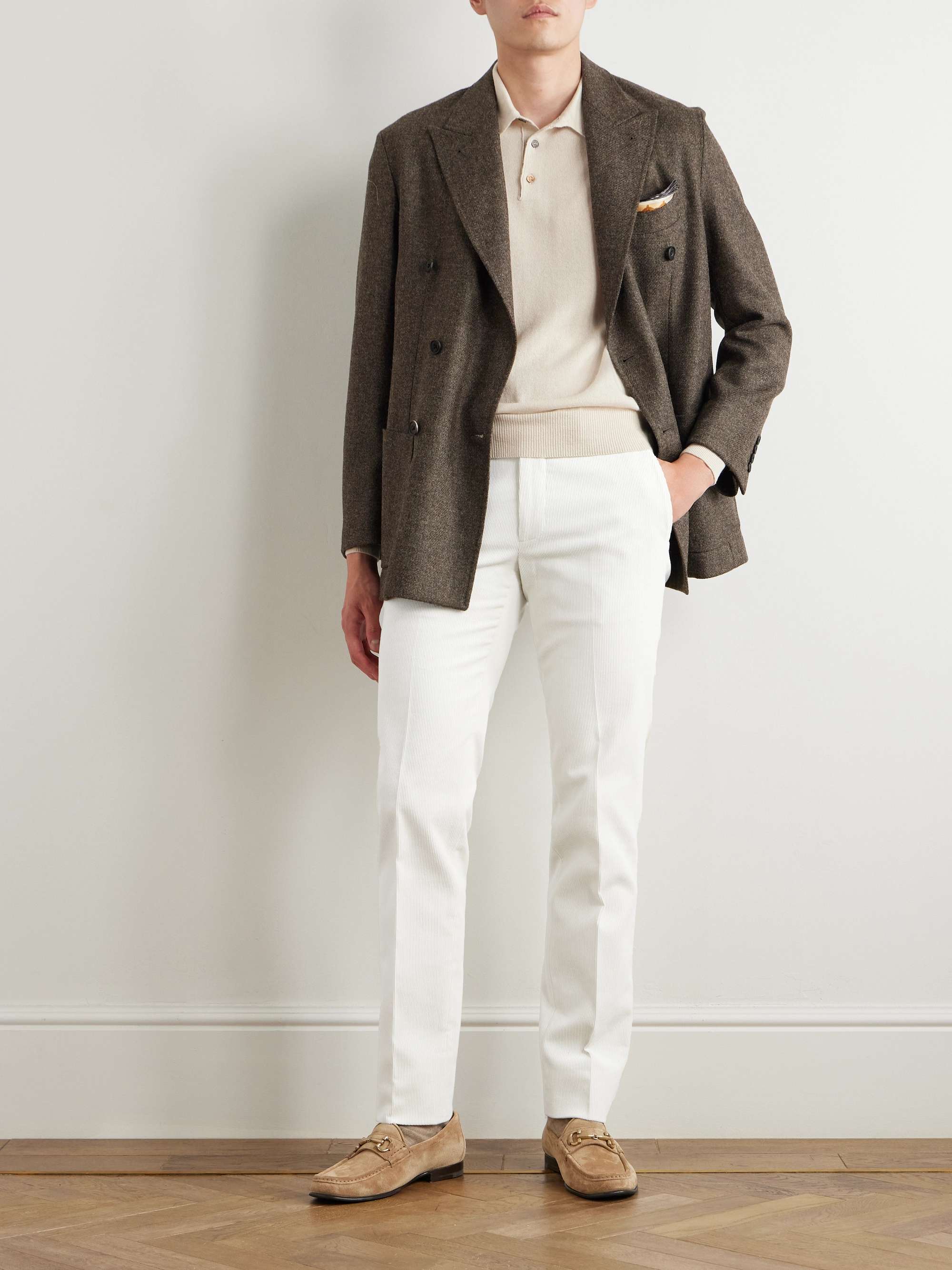 Modluca Straight-Leg Cotton-Corduroy Trousers view