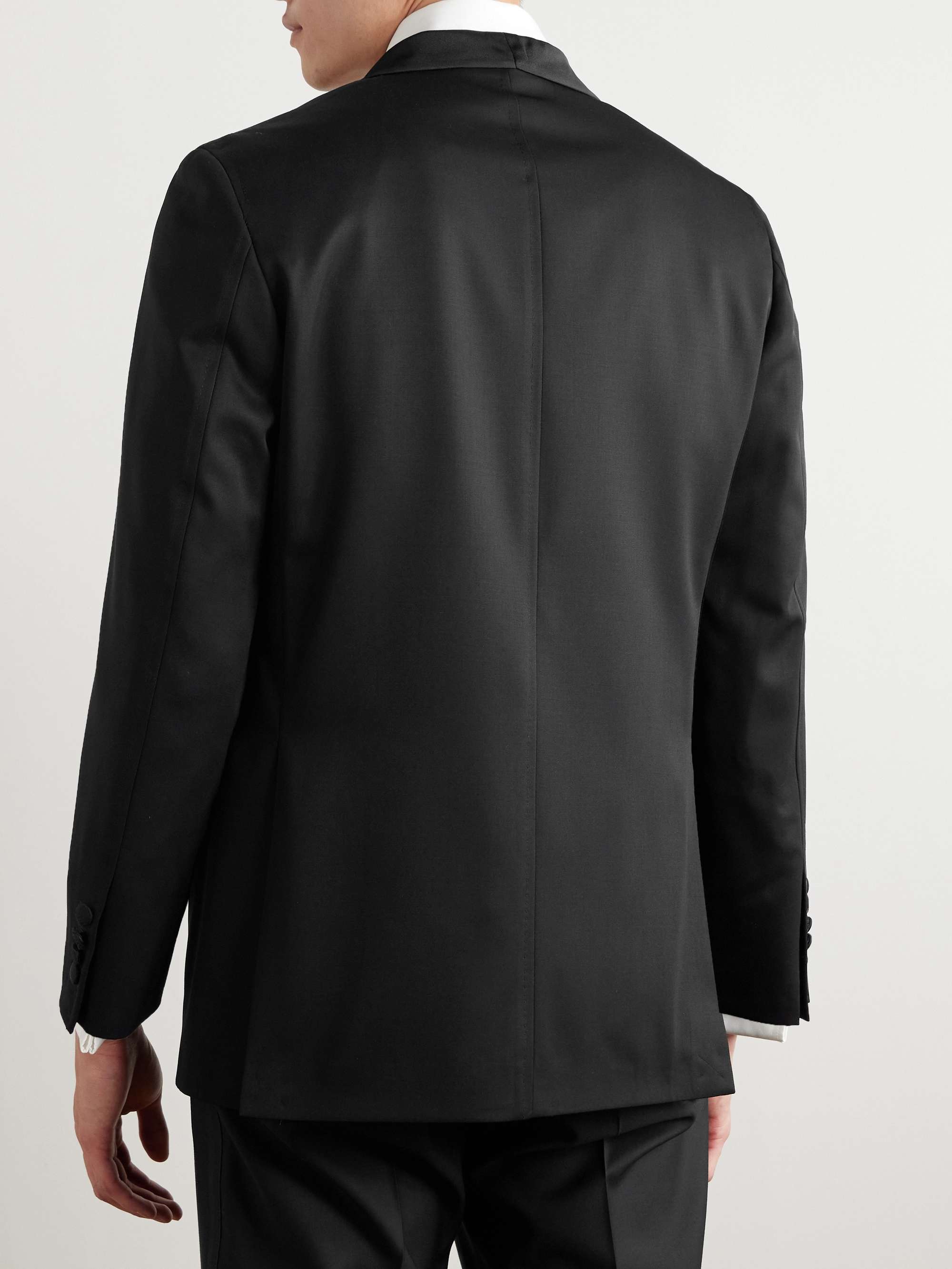 Grosgrain-Trimmed Wool Tuxedo Jacket view