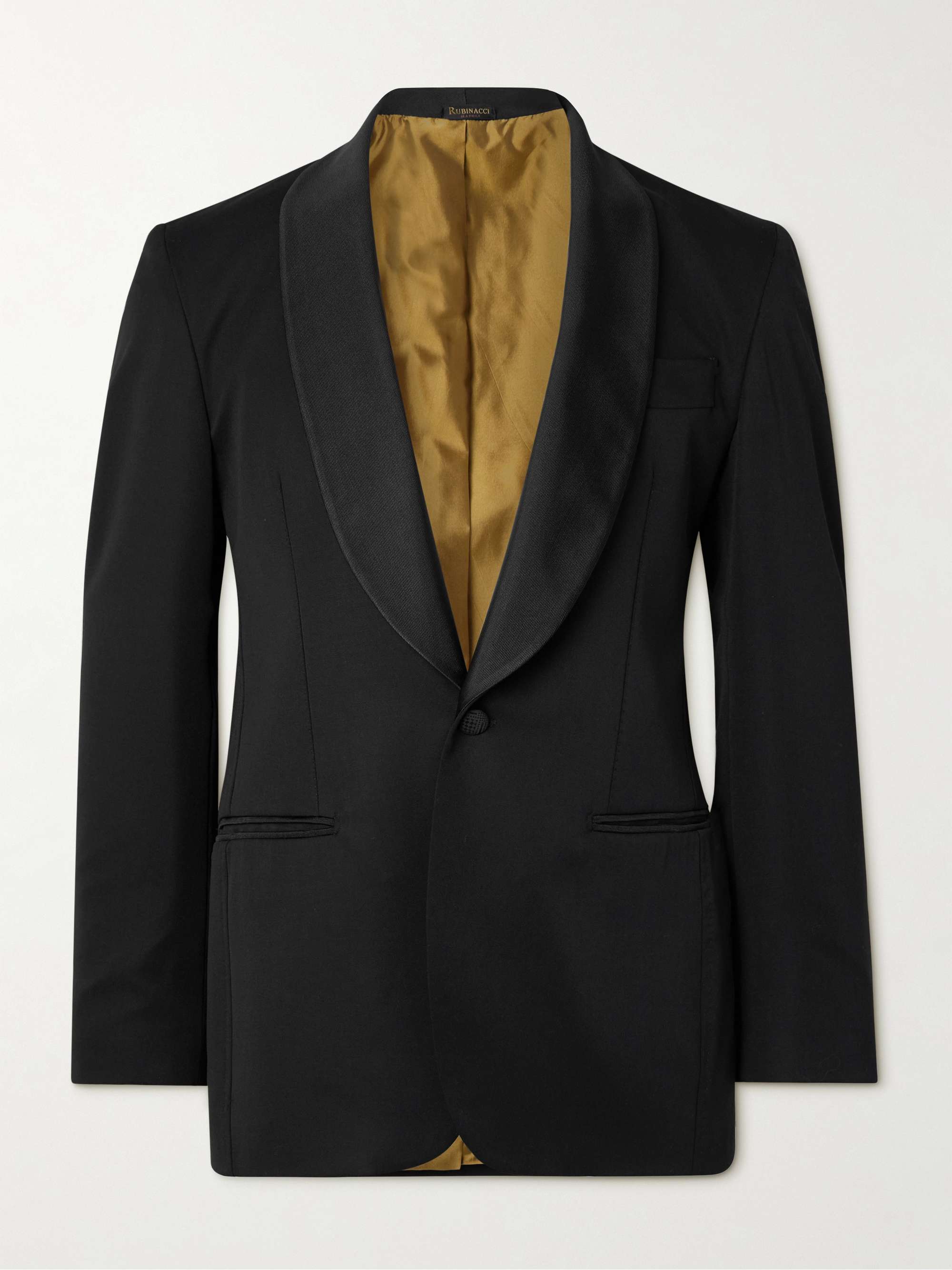 Grosgrain-Trimmed Wool Tuxedo Jacket view