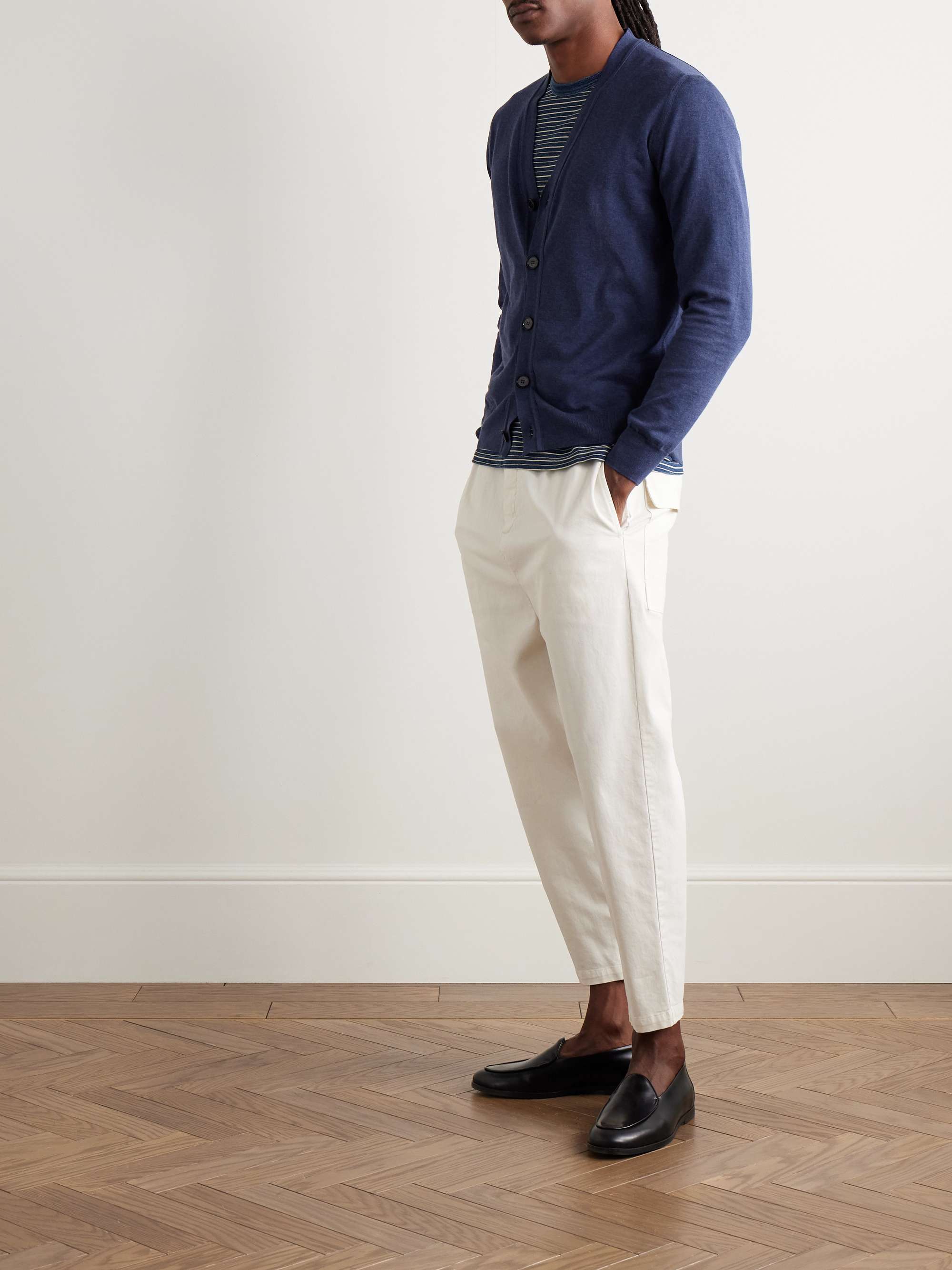 Slim-Fit Cotton Cardigan view
