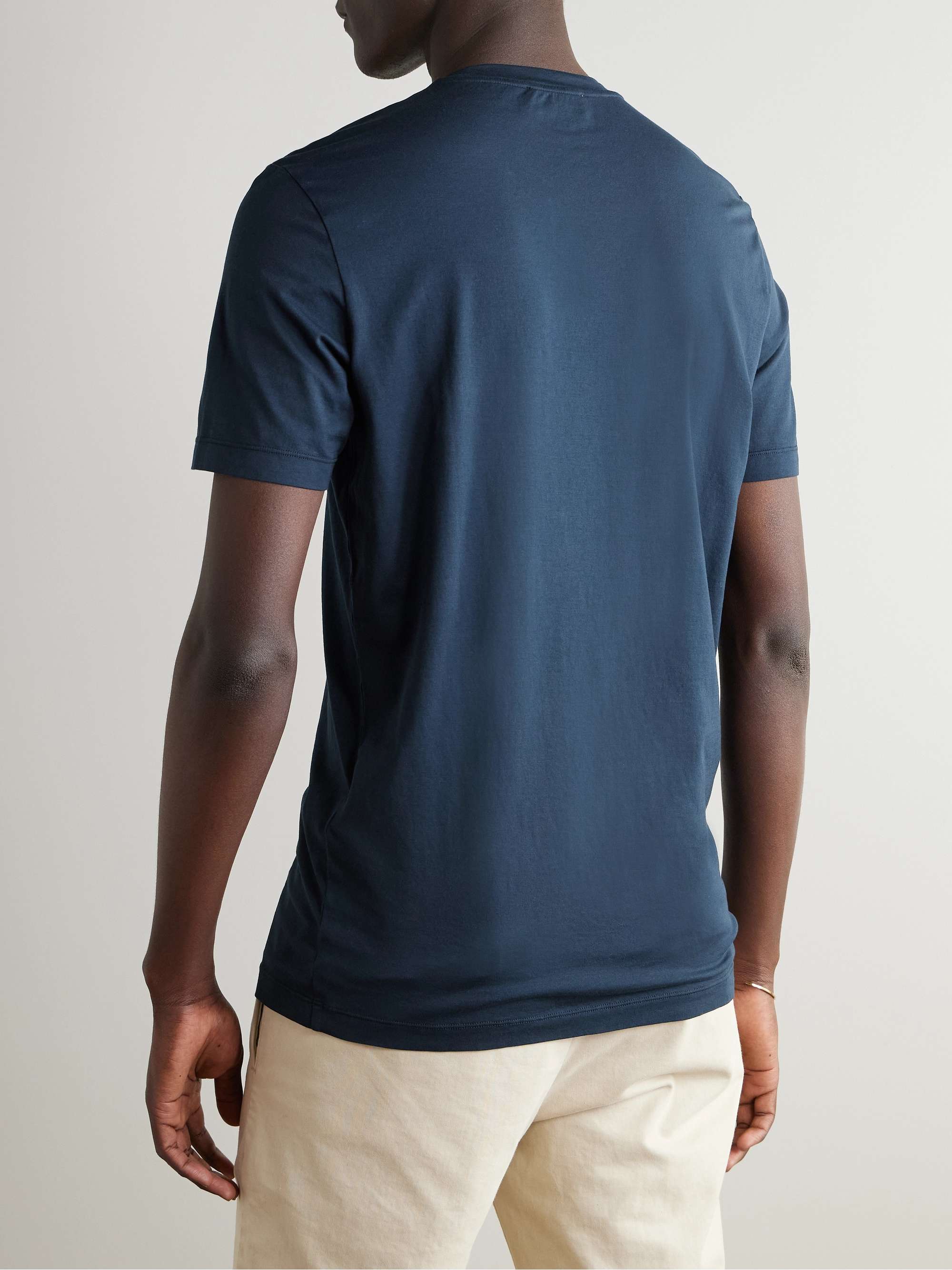 Lewis Slim-Fit Stretch-Cotton Jersey T-Shirt view