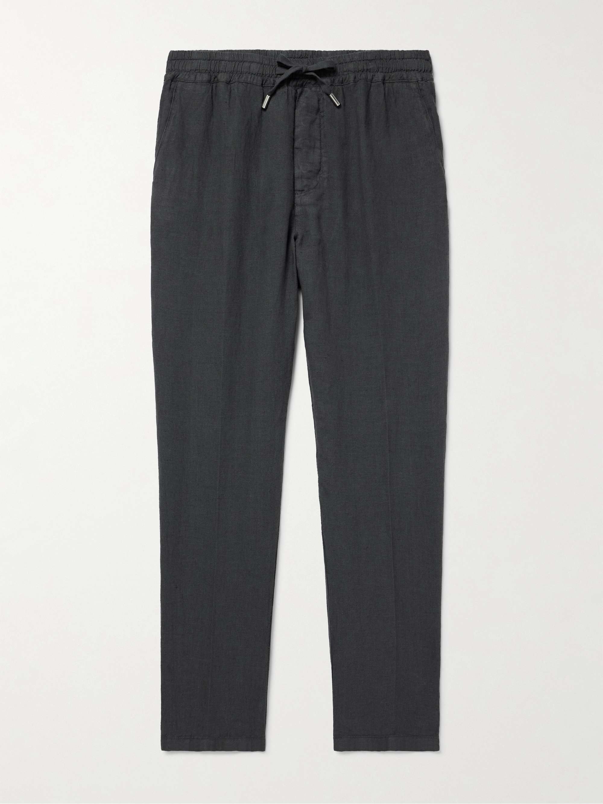 Mattia Straight-Leg Linen Trousers view